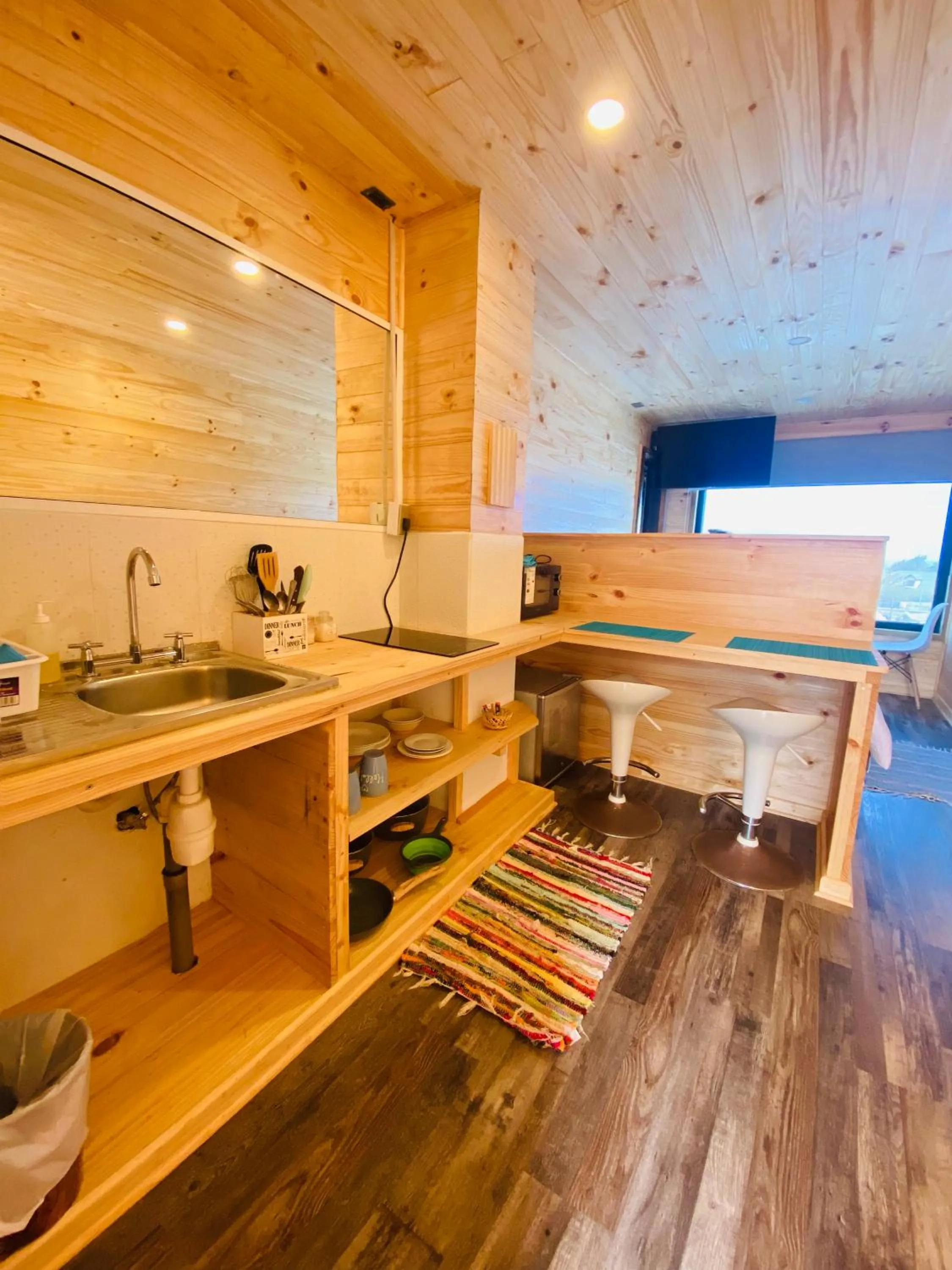 Kitchen or kitchenette in Pichilemu Apart Hotel