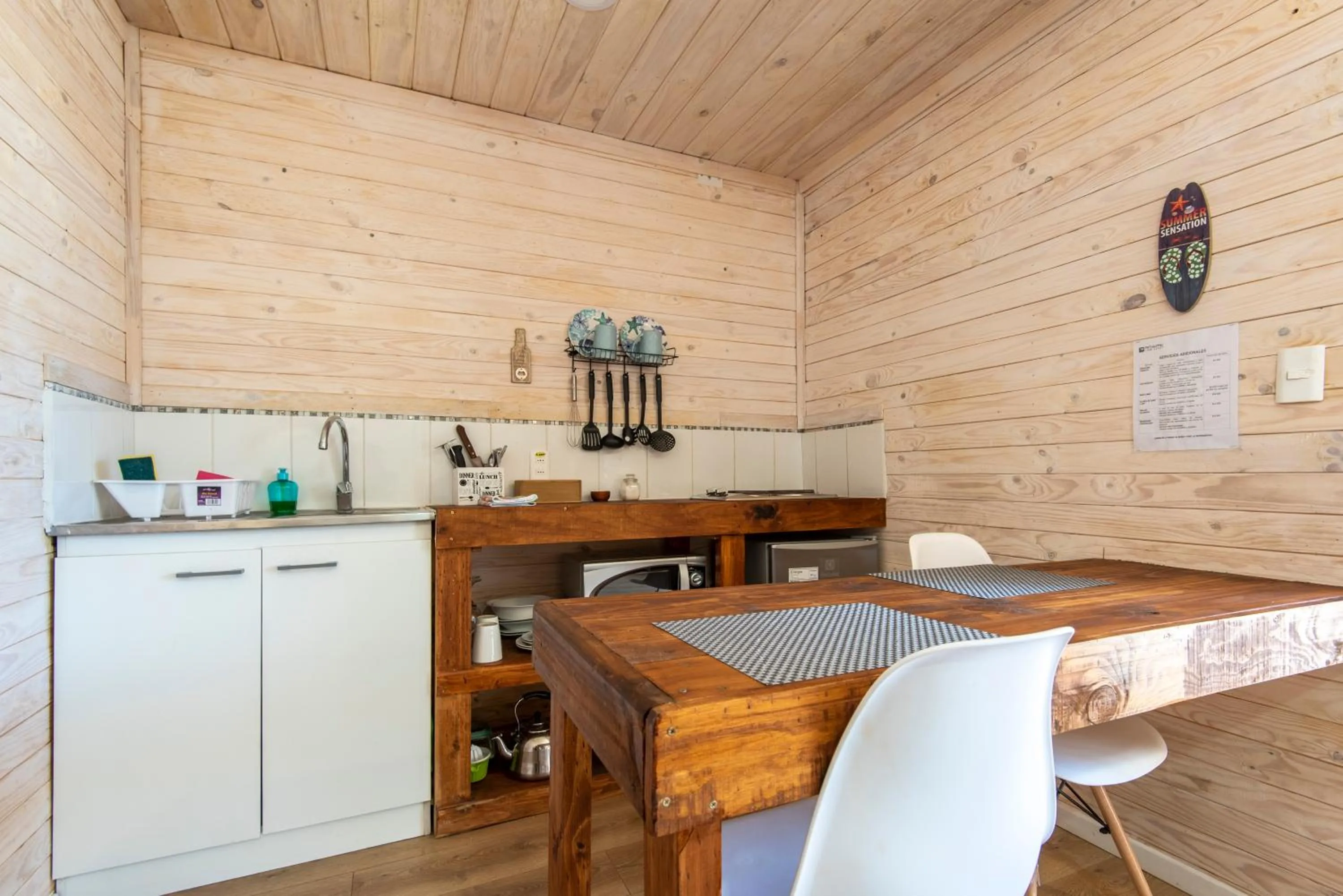 Kitchen or kitchenette in Pichilemu Apart Hotel