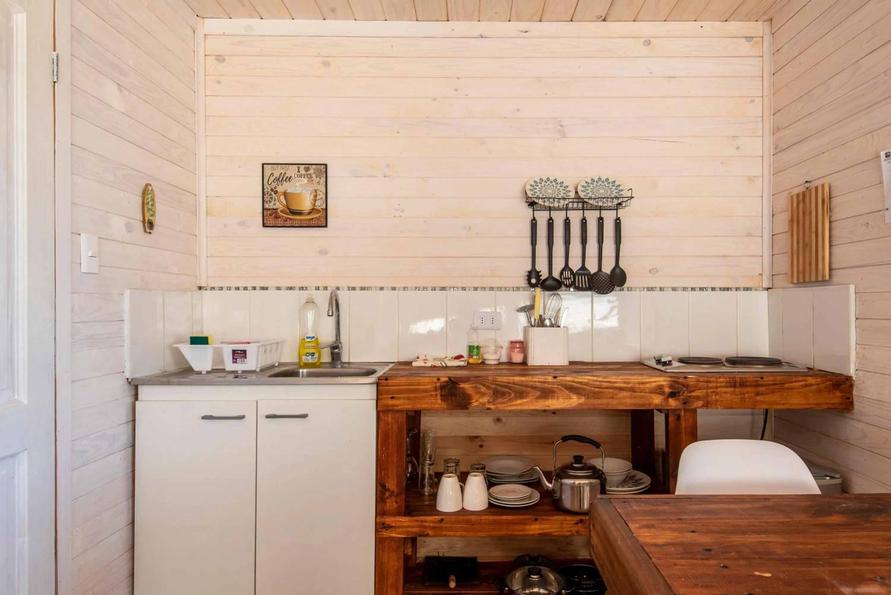 Kitchen or kitchenette in Pichilemu Apart Hotel