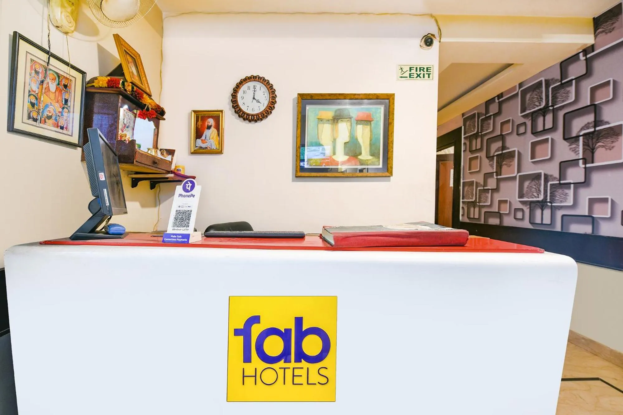 Lobby or reception in FabHotel Grand Boutique