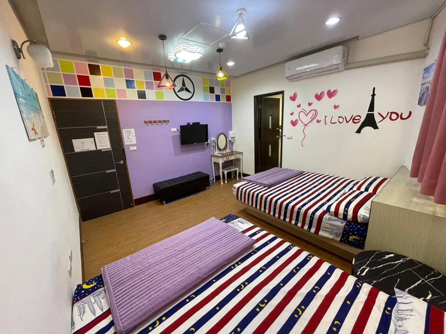 Bed in 龍園旅館Long Yuan Hotel