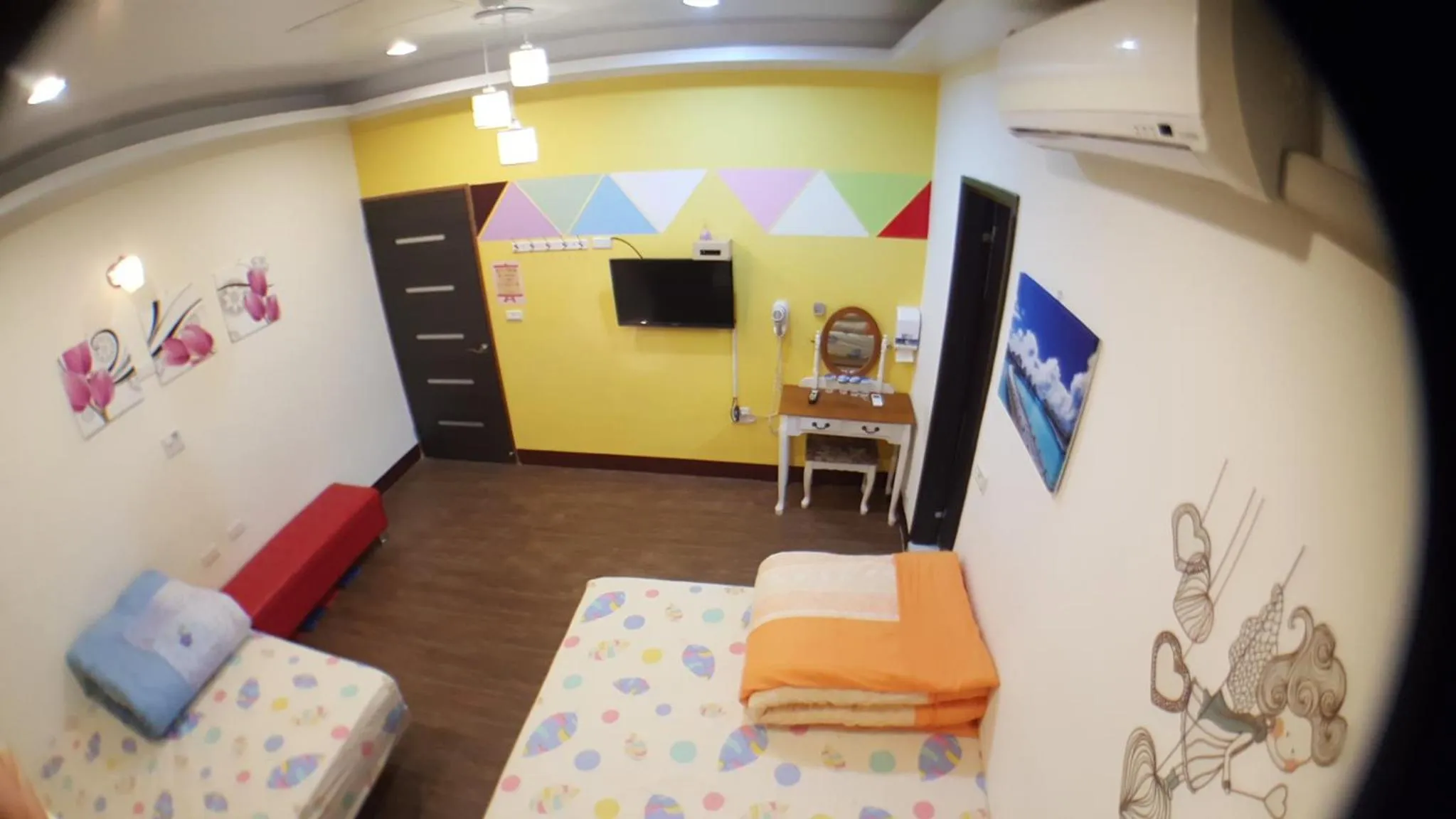 Bed in 龍園旅館Long Yuan Hotel