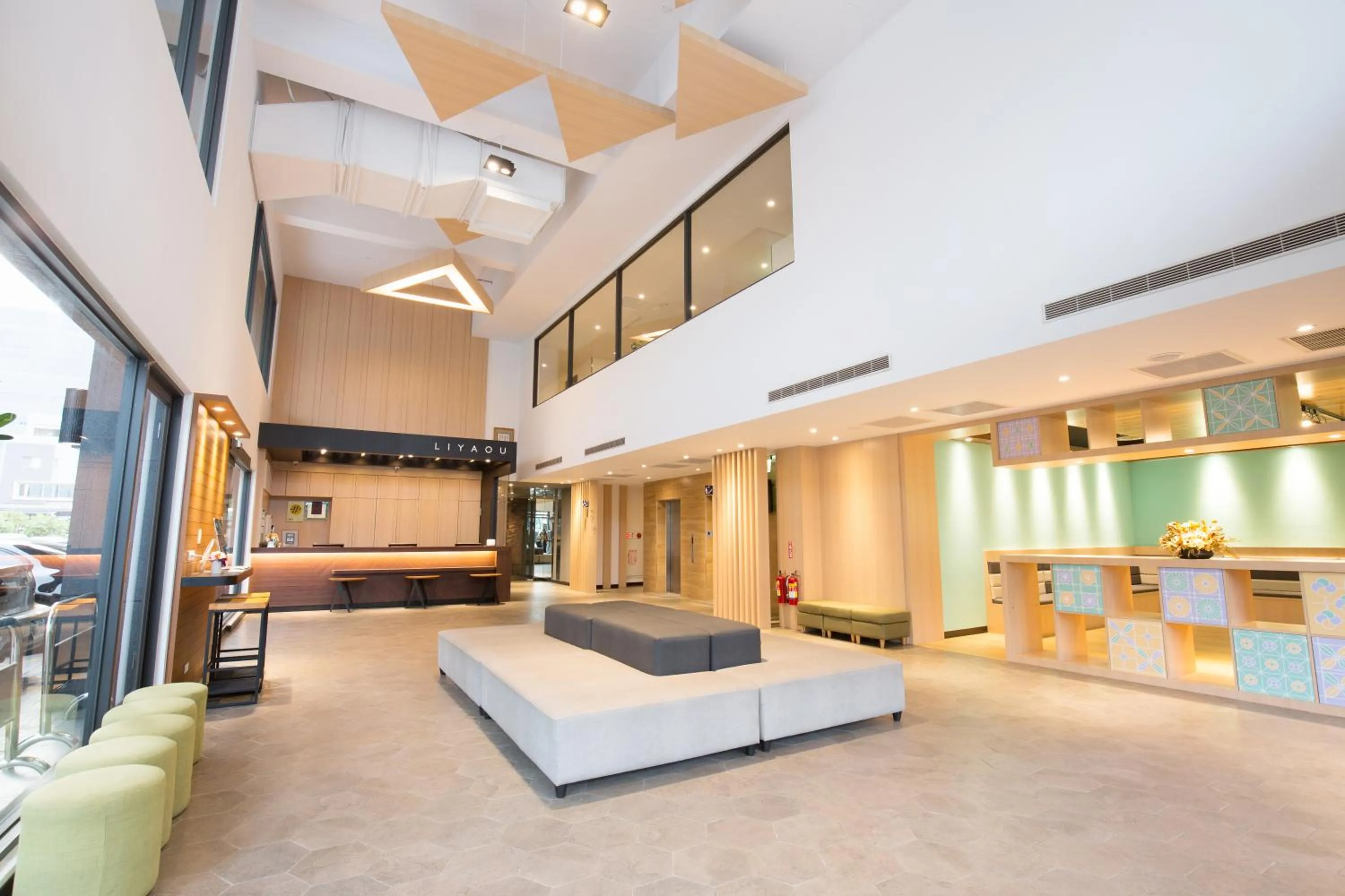 Lobby or reception, Bed in Hotel Liyaou