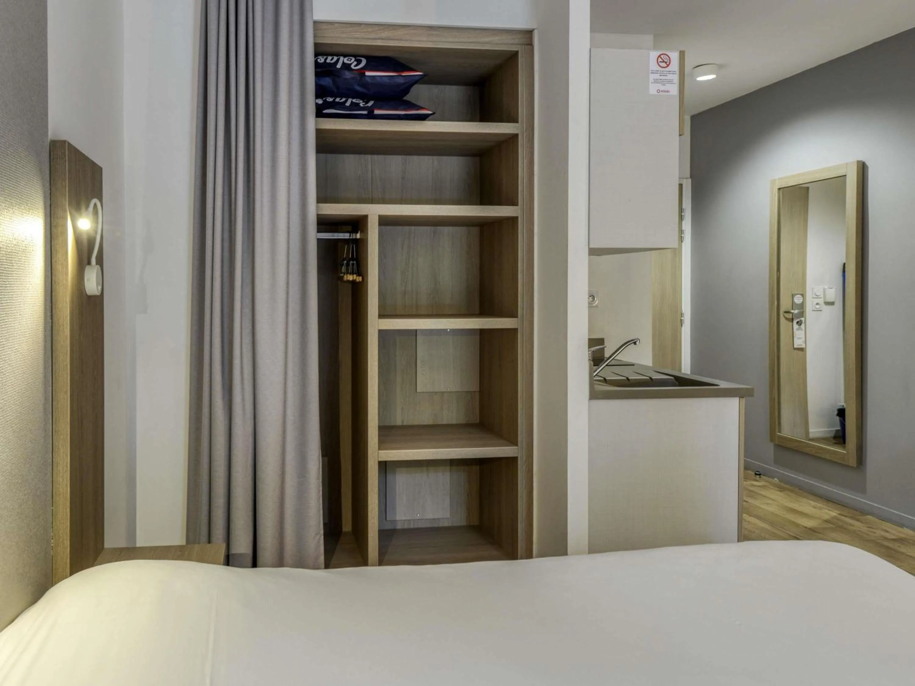 Bedroom, Bed in Aparthotel Adagio Access Saint Nazaire