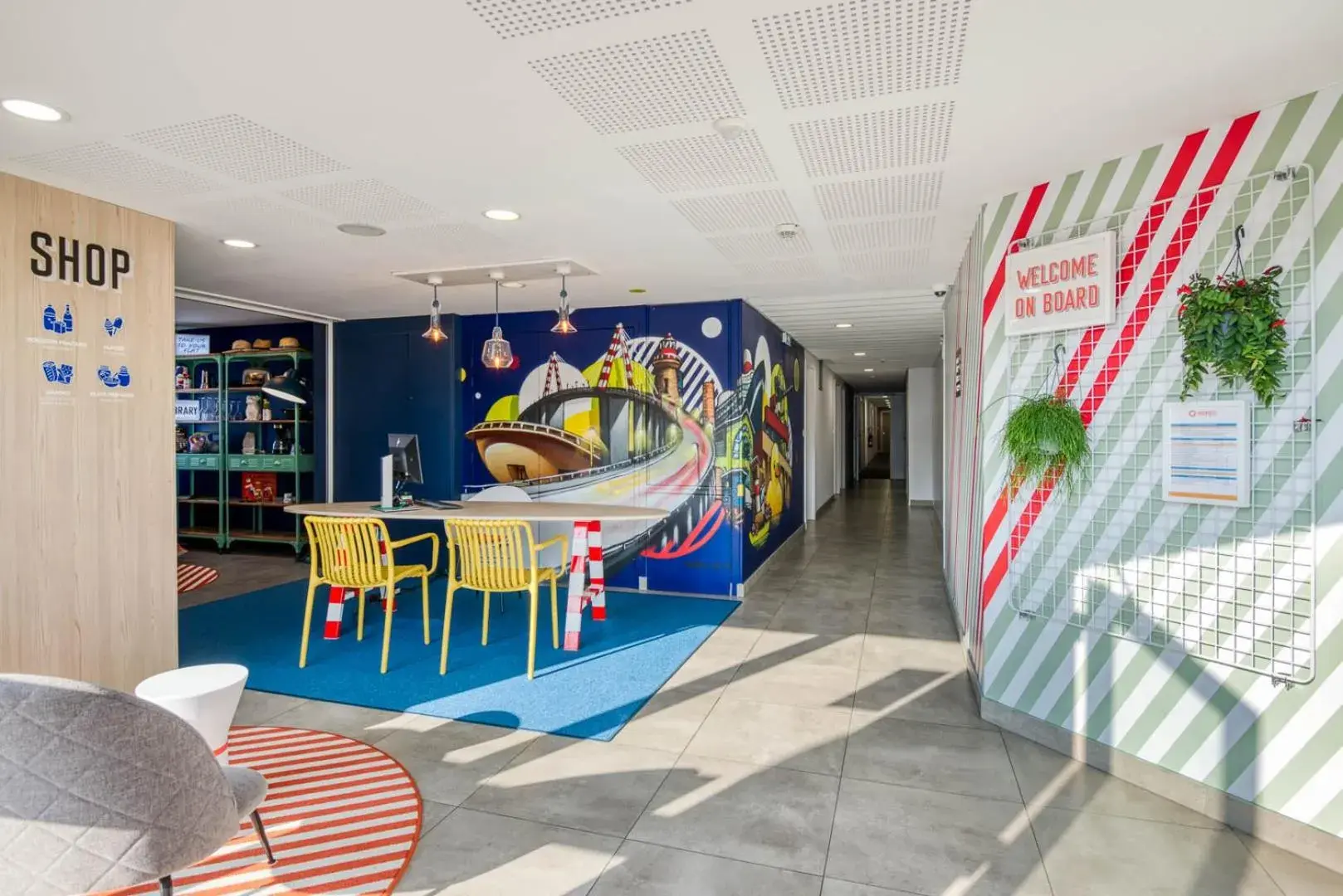 Lobby or reception in Aparthotel Adagio Access Saint Nazaire Lobby or reception in Aparthotel Adagio Access Saint Nazaire