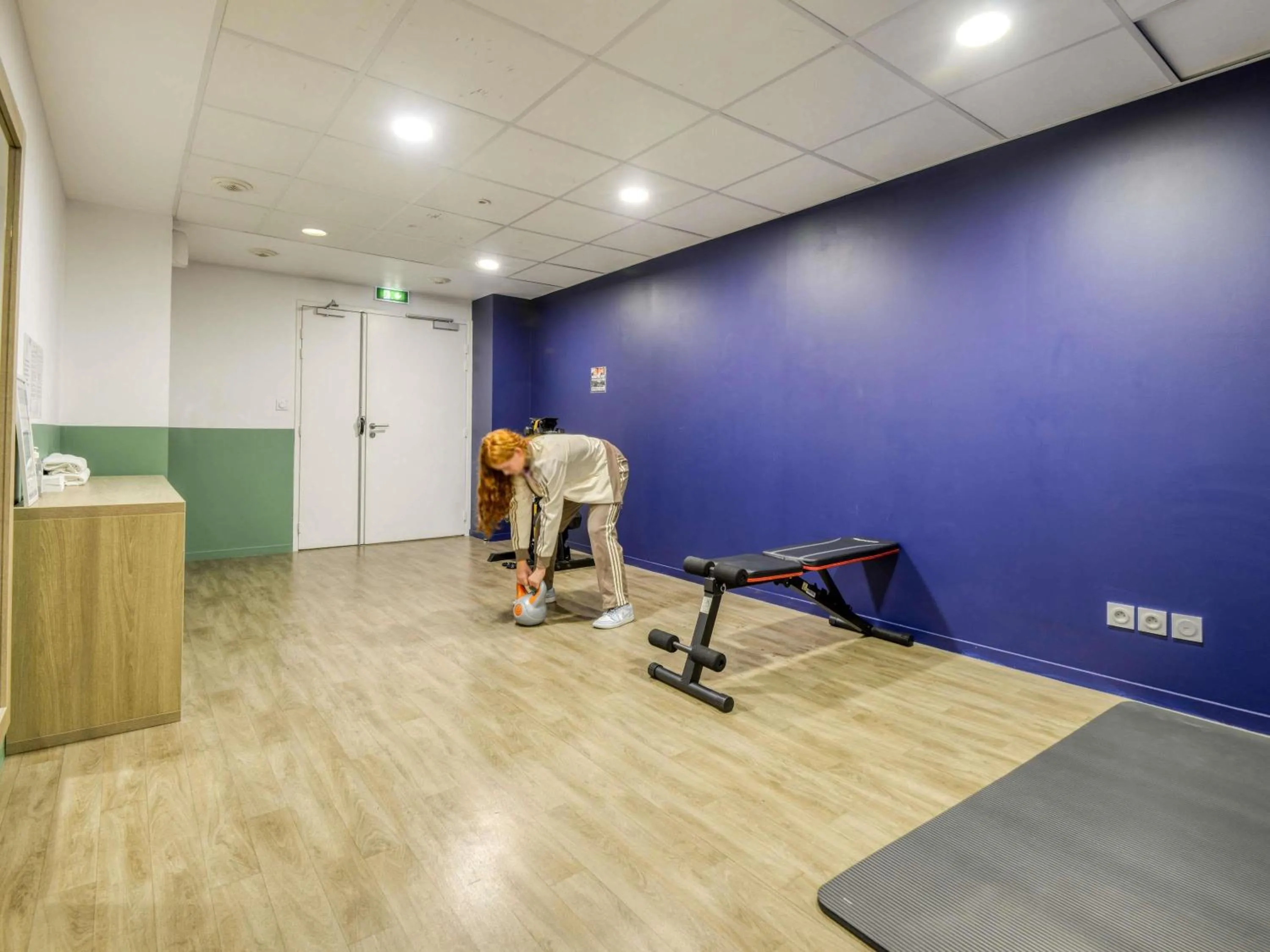 Fitness centre/facilities in Aparthotel Adagio Access Saint Nazaire