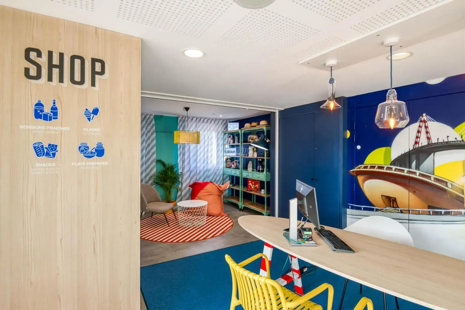 Lobby or reception in Aparthotel Adagio Access Saint Nazaire Lobby or reception in Aparthotel Adagio Access Saint Nazaire