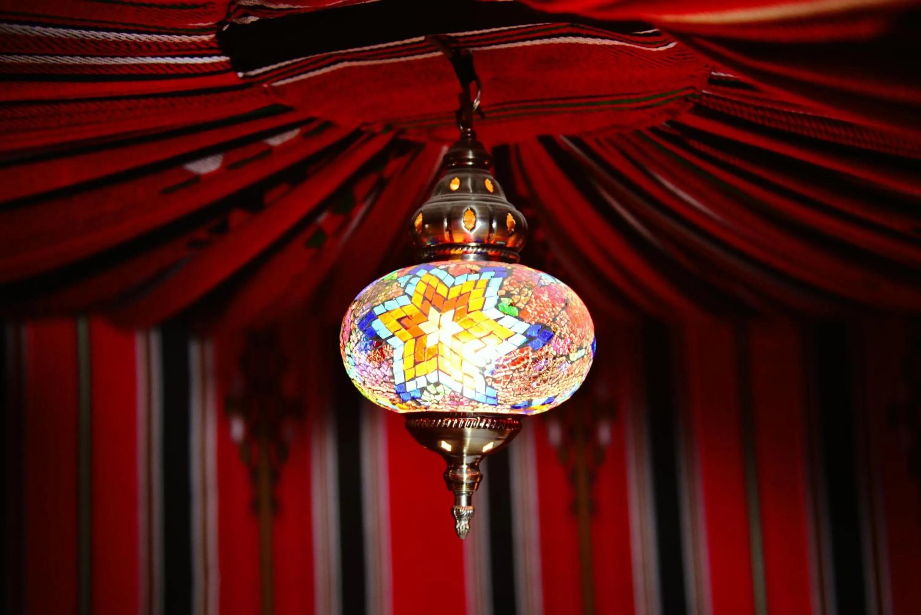 Decorative detail in Little Petra Bedouin Camp