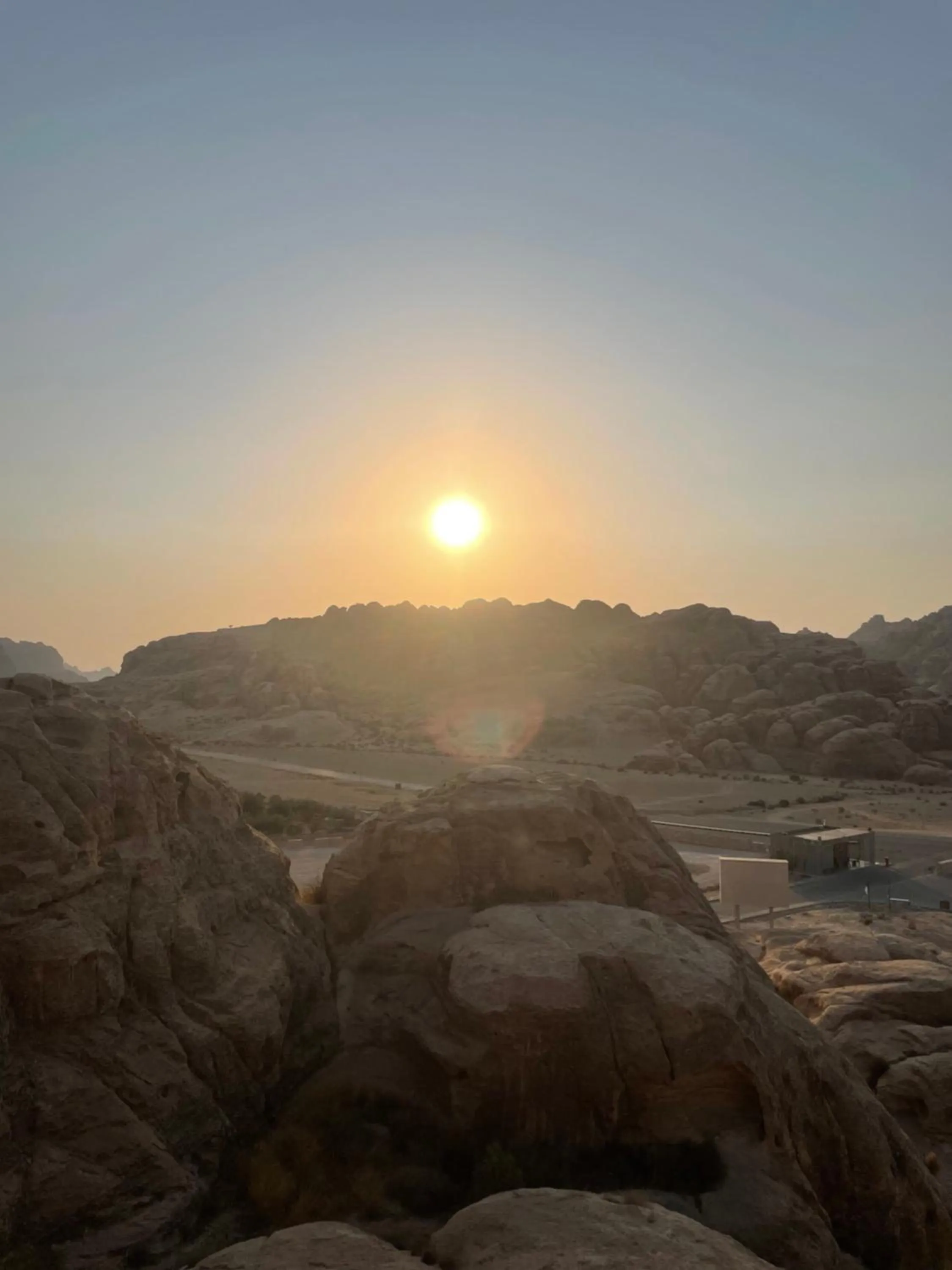 Natural landscape in Little Petra Bedouin Camp