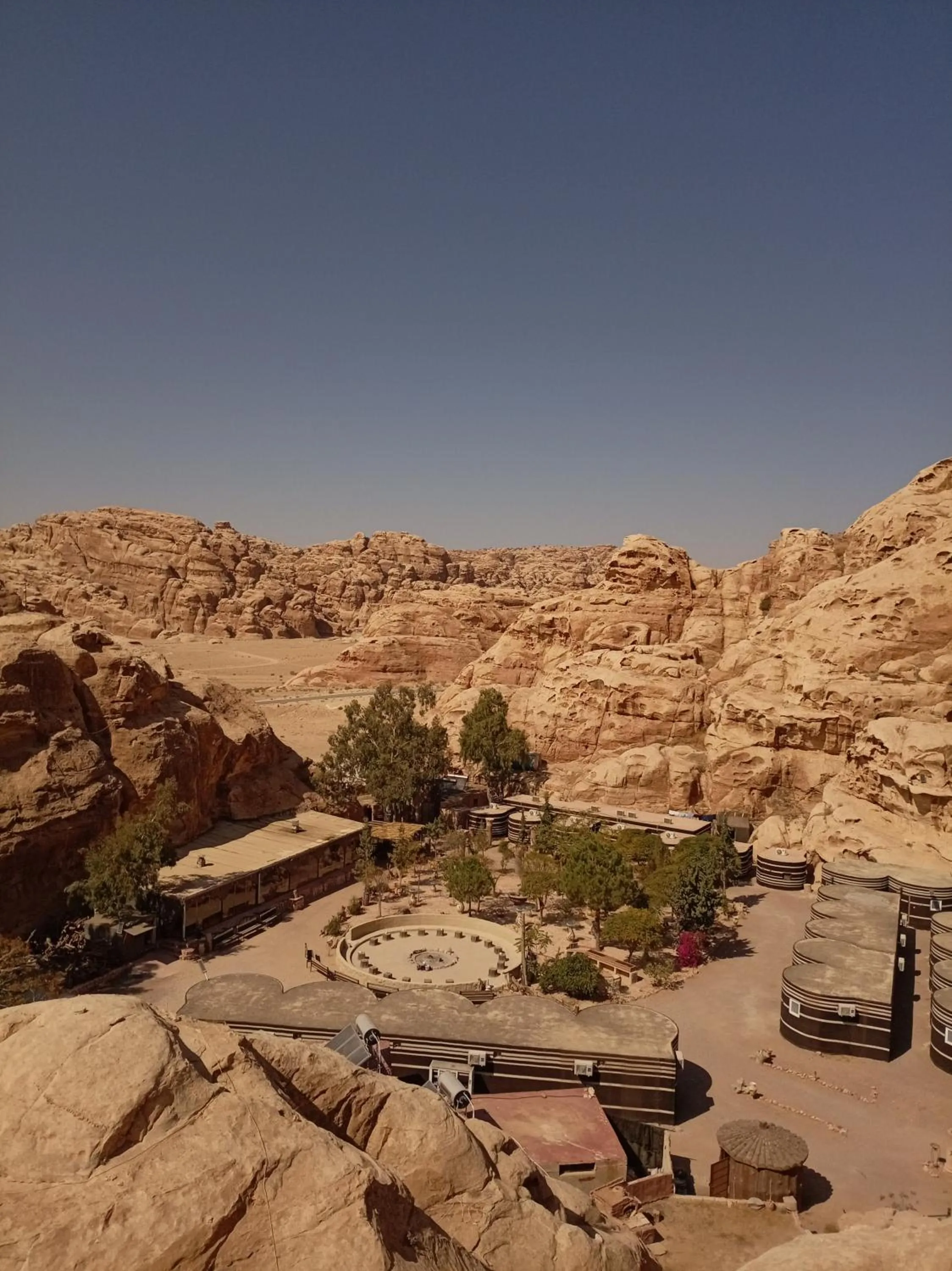 Mountain view in Little Petra Bedouin Camp