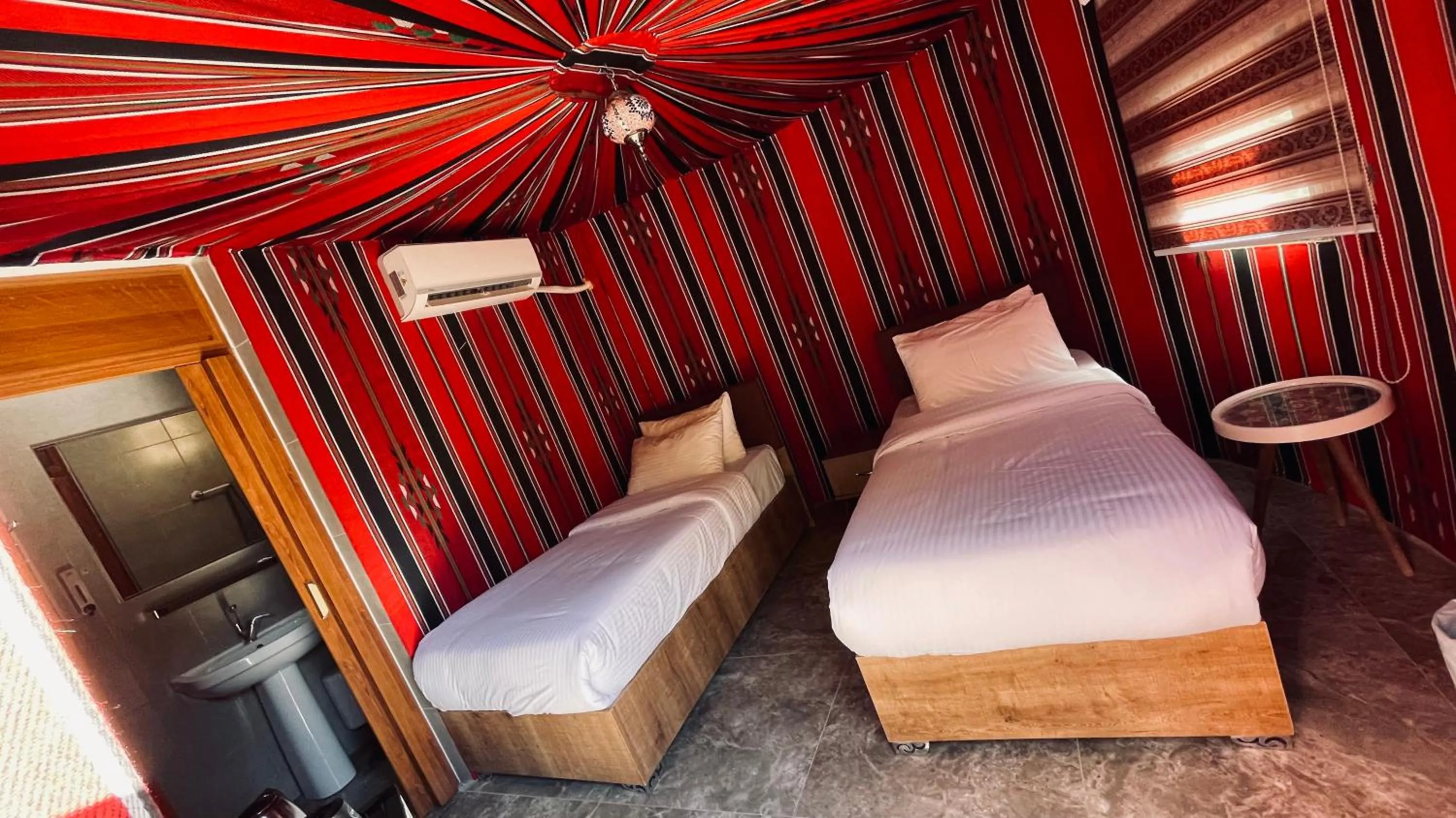 Photo of the whole room, Bed in Little Petra Bedouin Camp