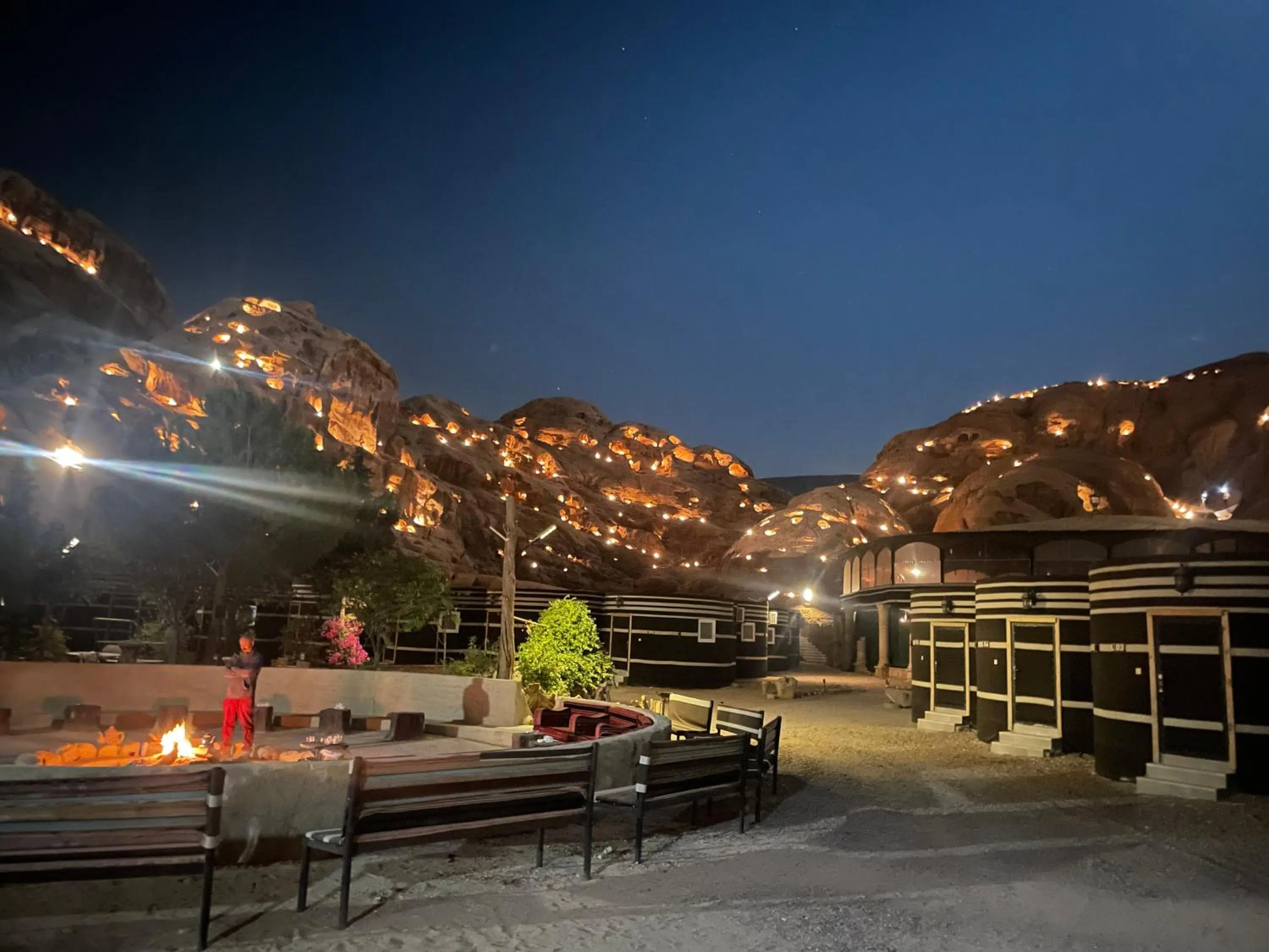 Mountain view in Little Petra Bedouin Camp