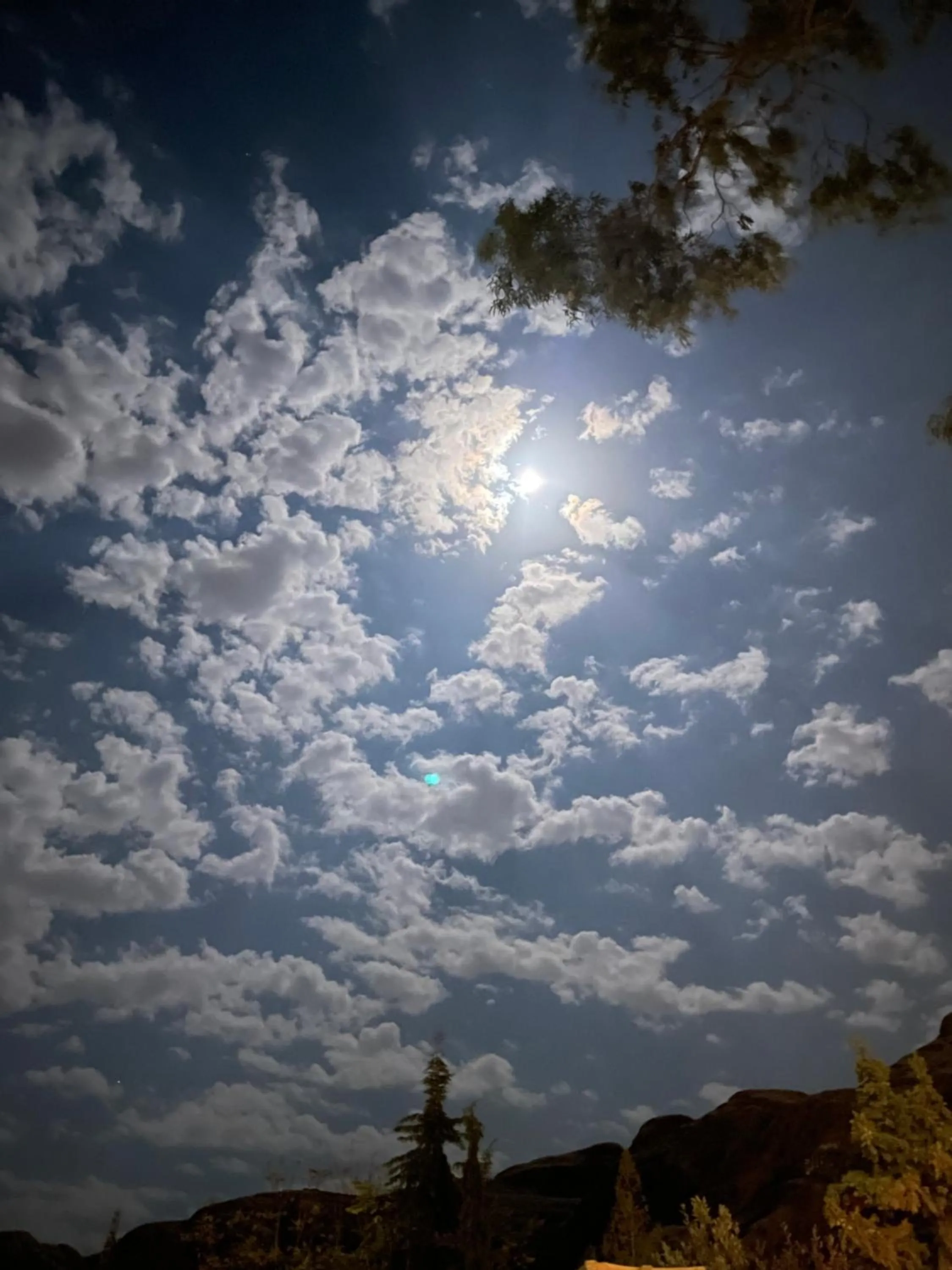 Natural landscape in Little Petra Bedouin Camp