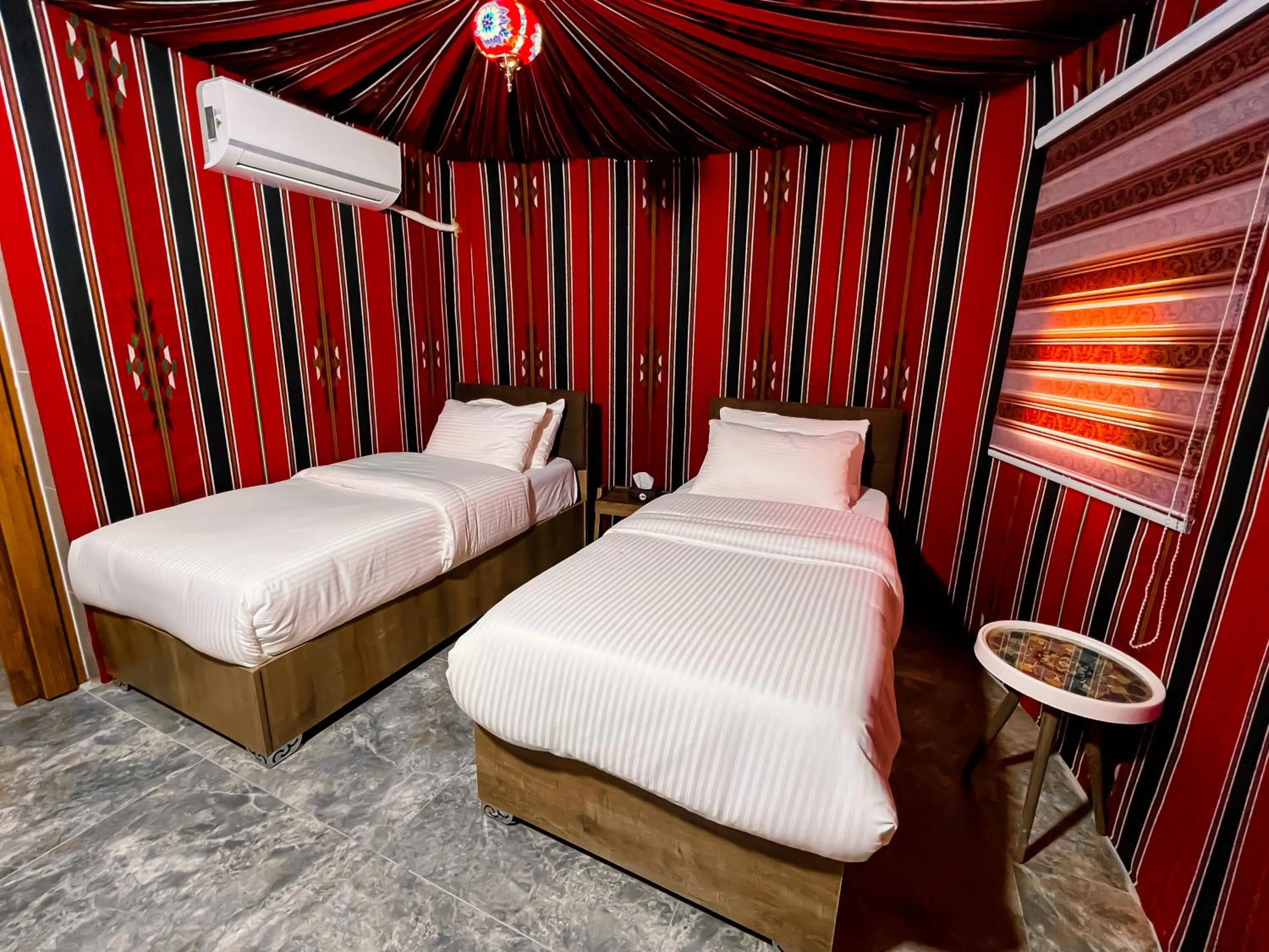 Photo of the whole room, Bed in Little Petra Bedouin Camp