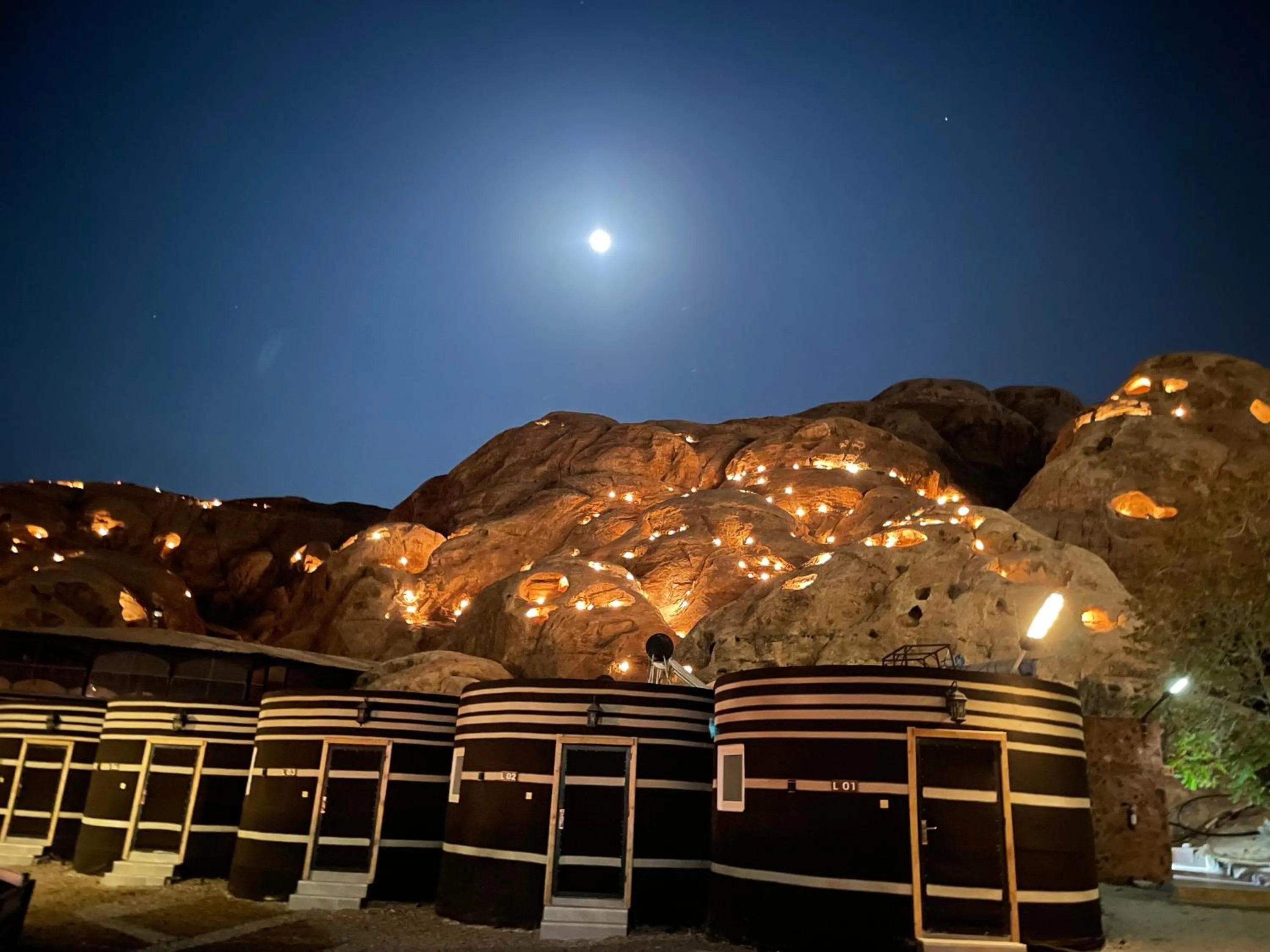 Nearby landmark in Little Petra Bedouin Camp