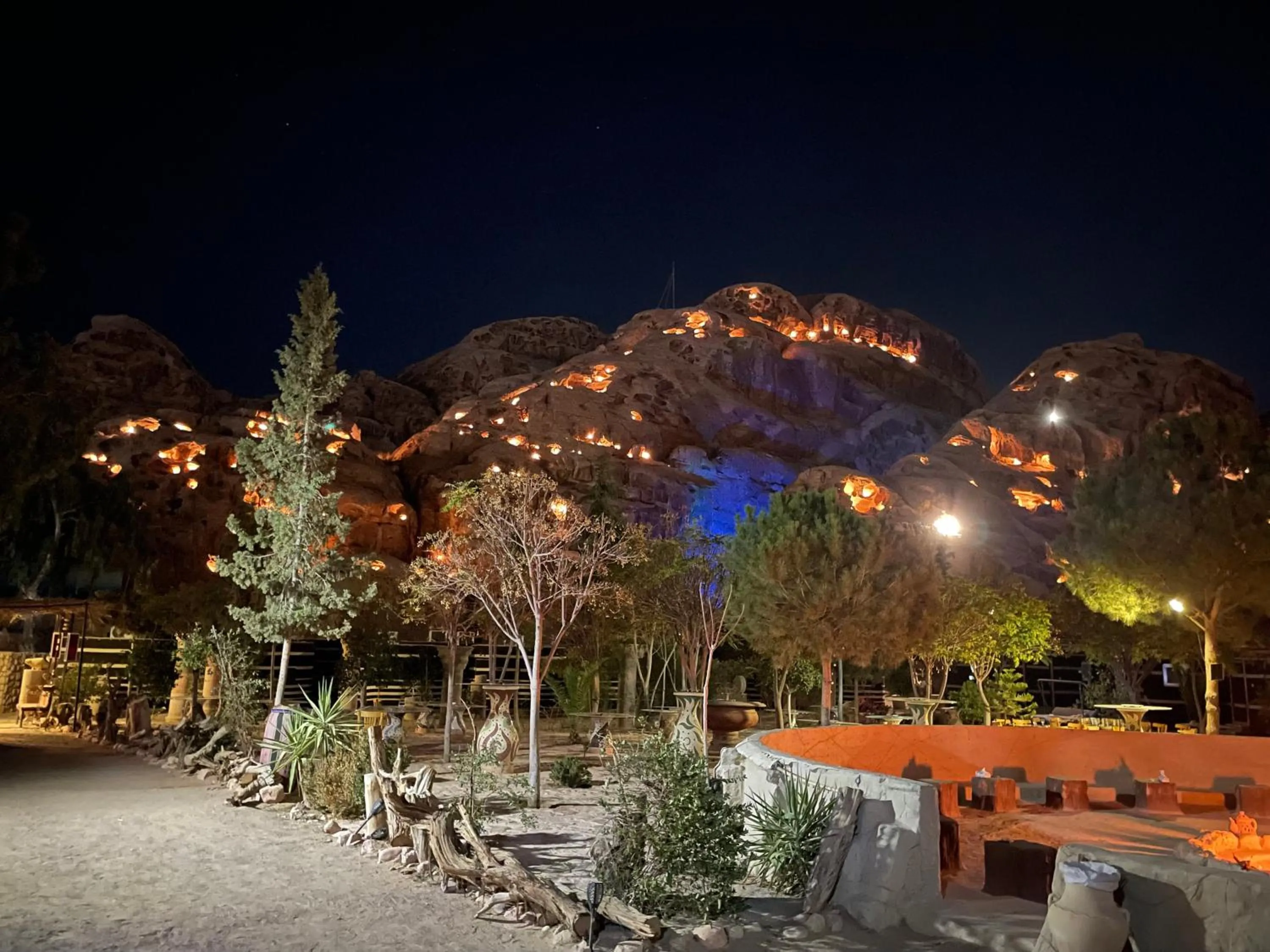 Night in Little Petra Bedouin Camp