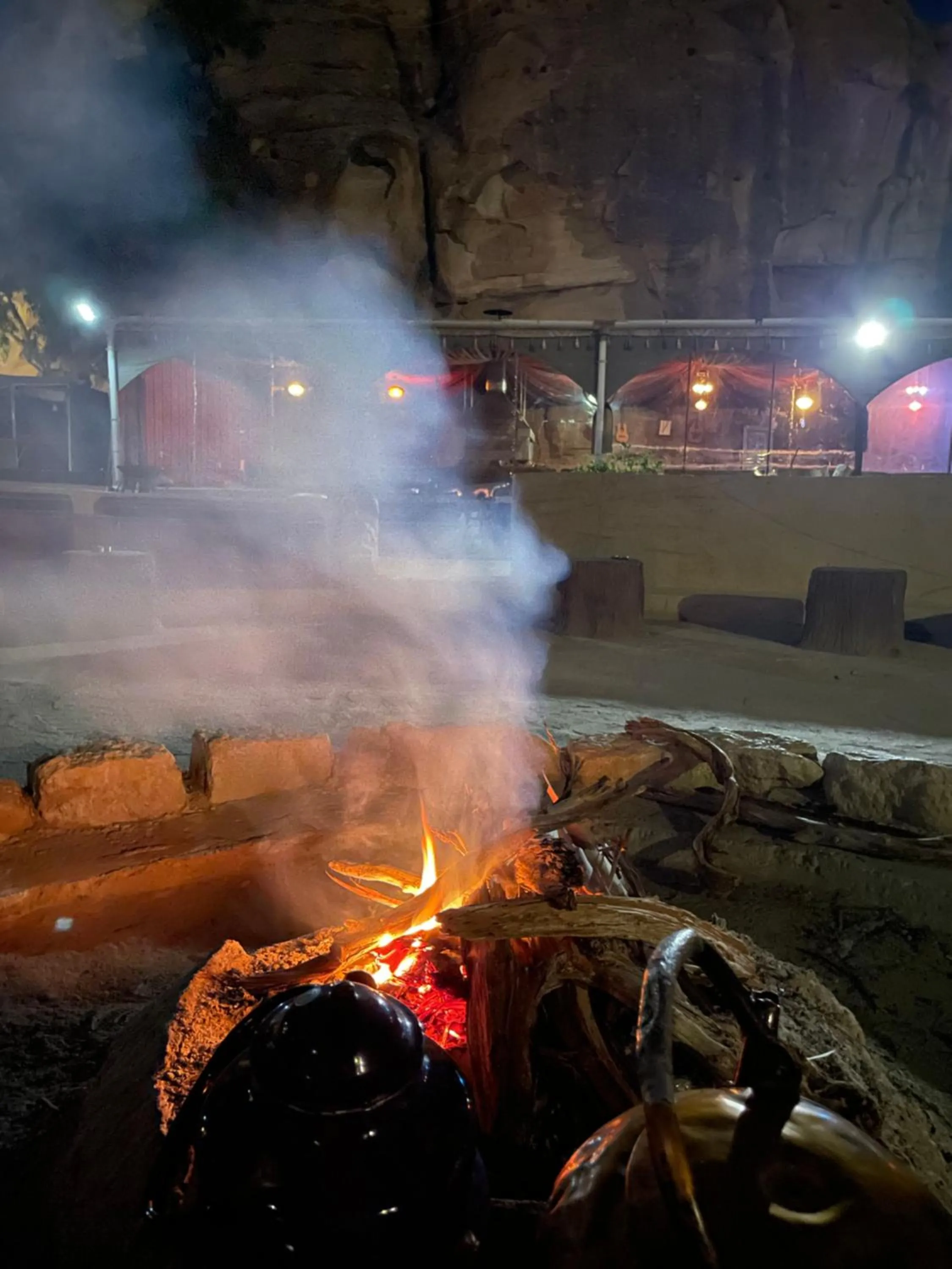 Night in Little Petra Bedouin Camp