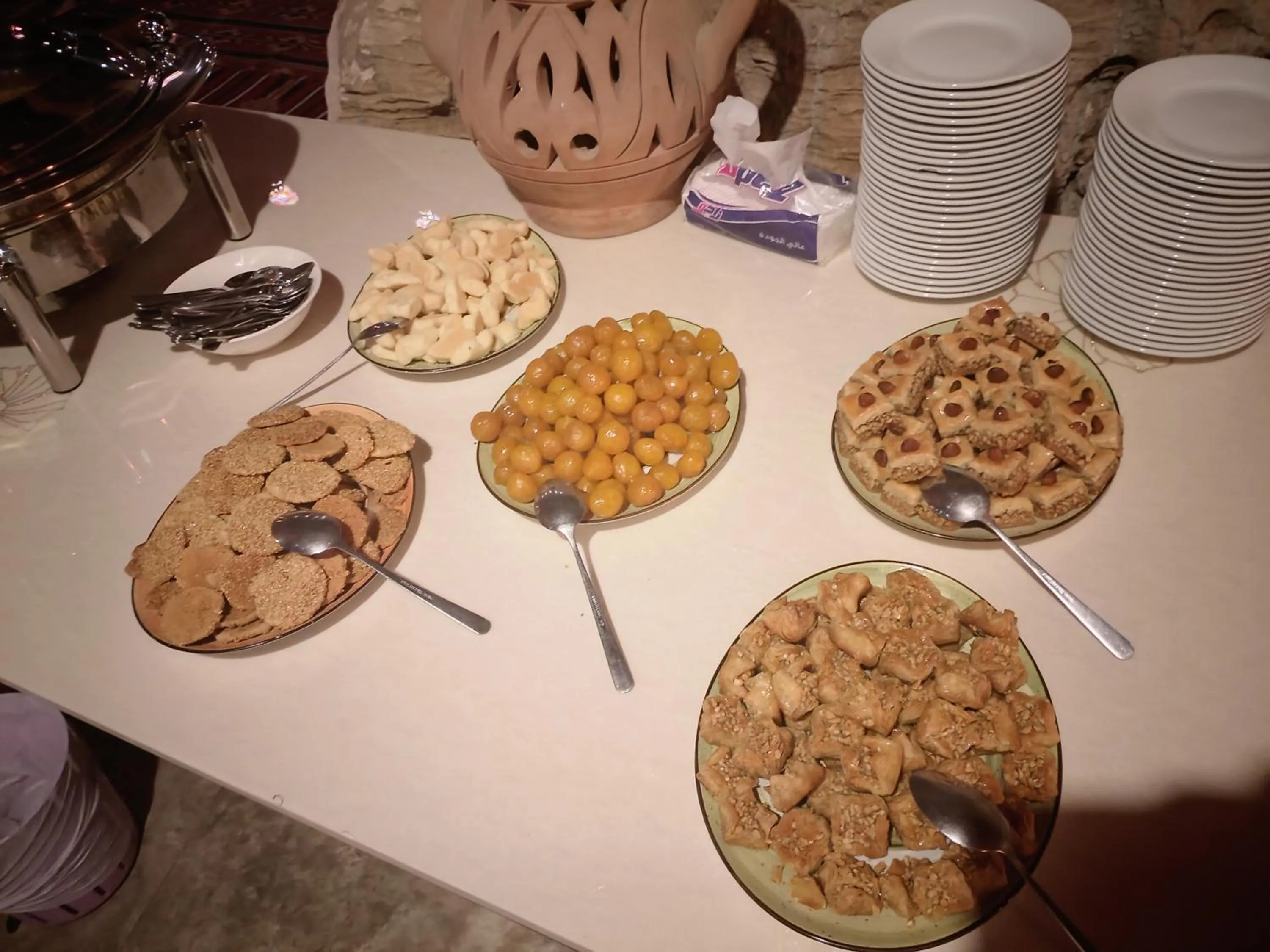 Food in Little Petra Bedouin Camp
