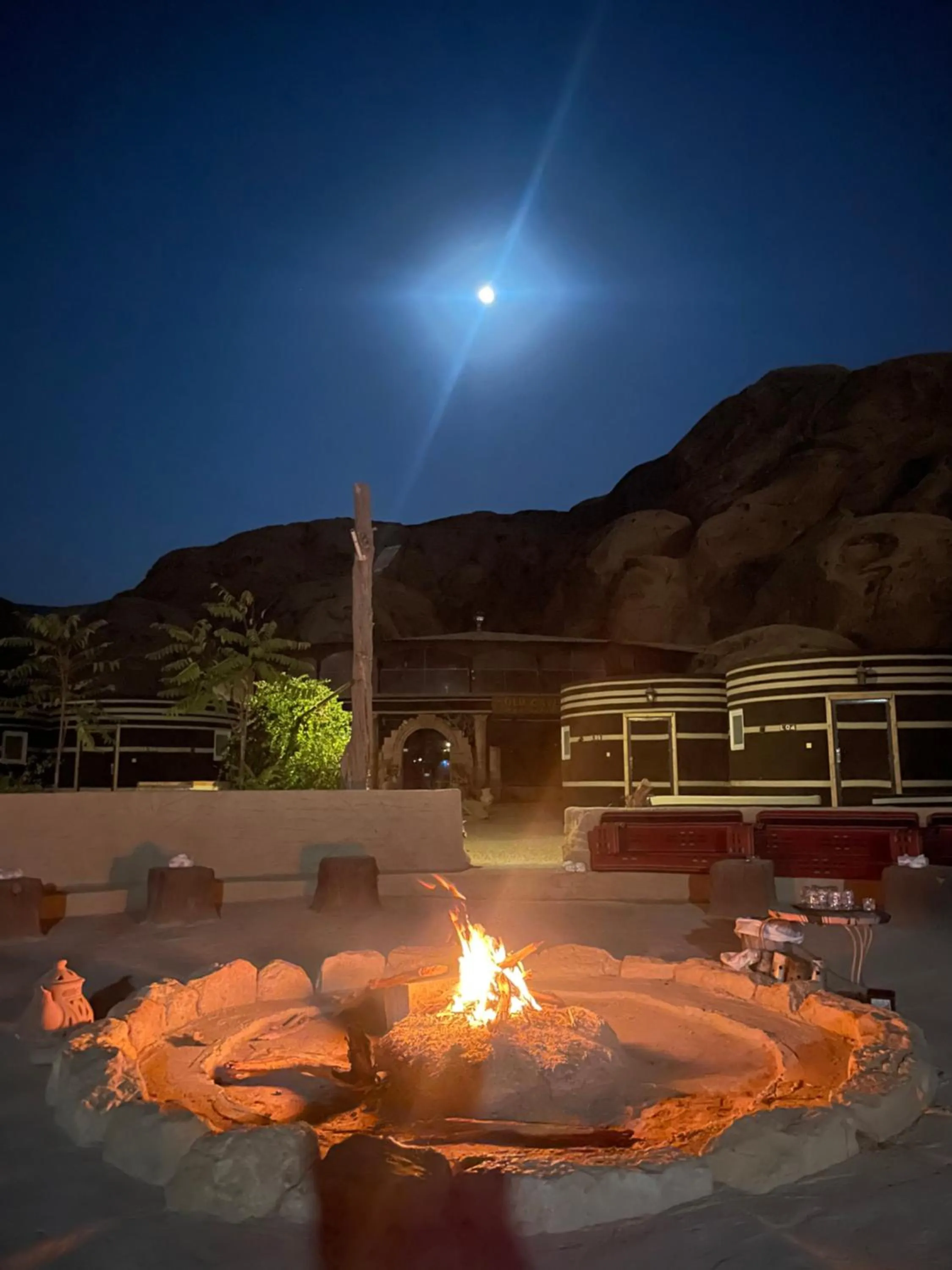 Night in Little Petra Bedouin Camp