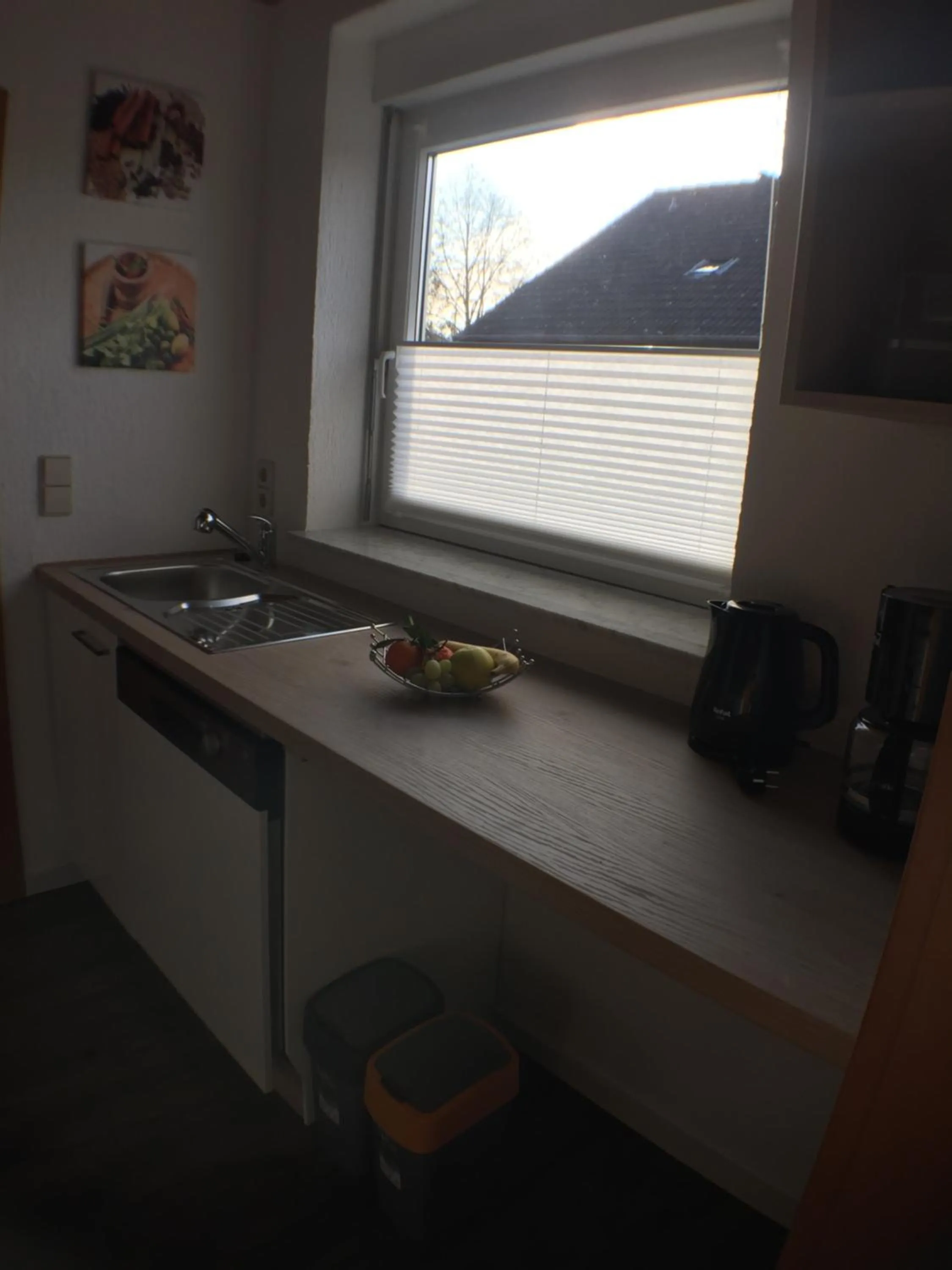 Kitchen or kitchenette in Ferienwohnung Alte B3