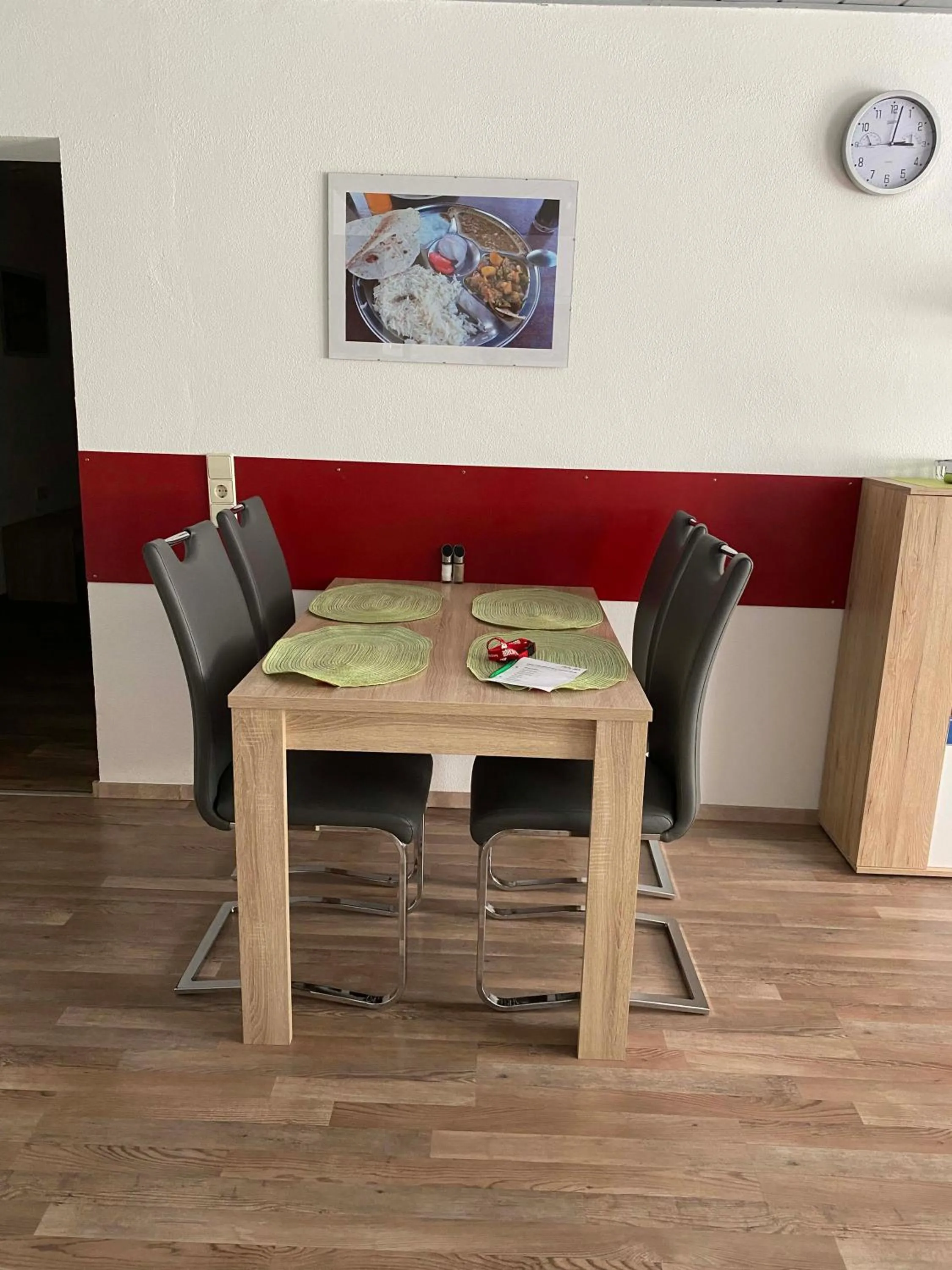 Dining area in Ferienwohnung Alte B3