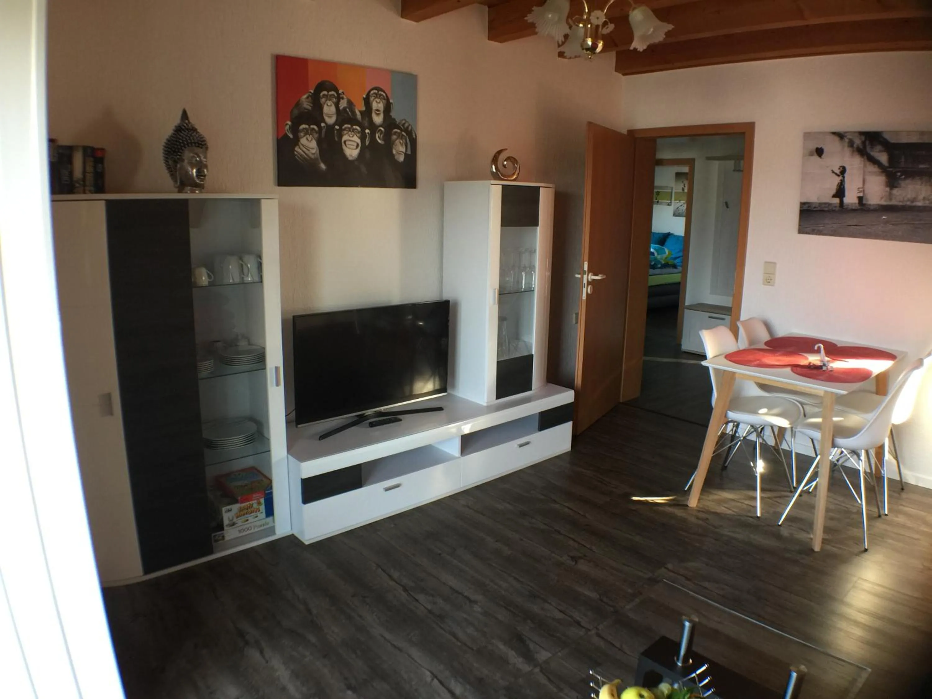 Dining area in Ferienwohnung Alte B3