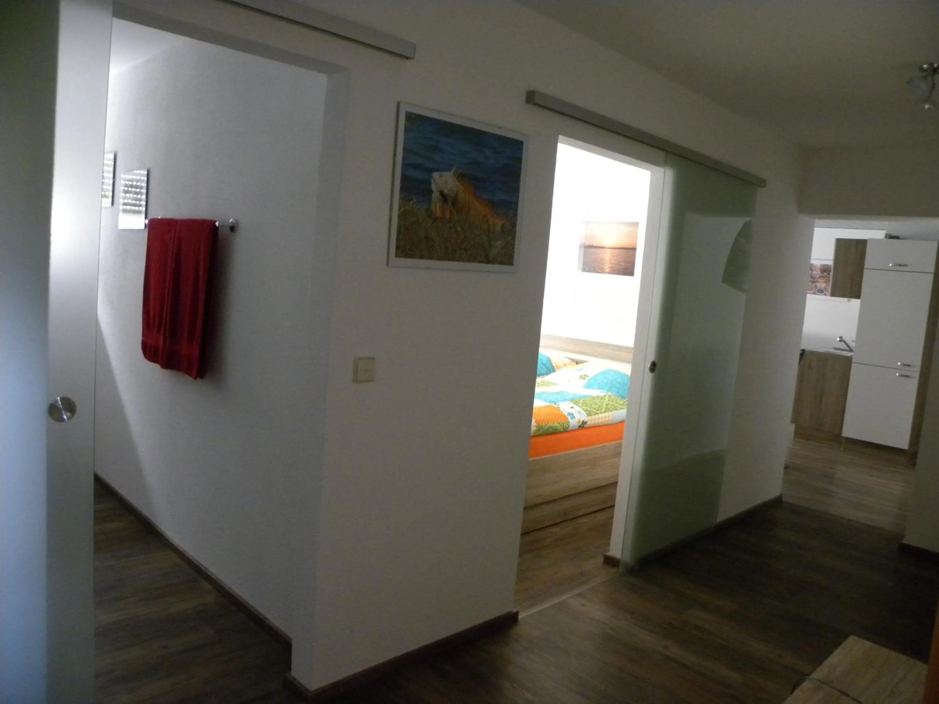 Photo of the whole room, Bed in Ferienwohnung Alte B3