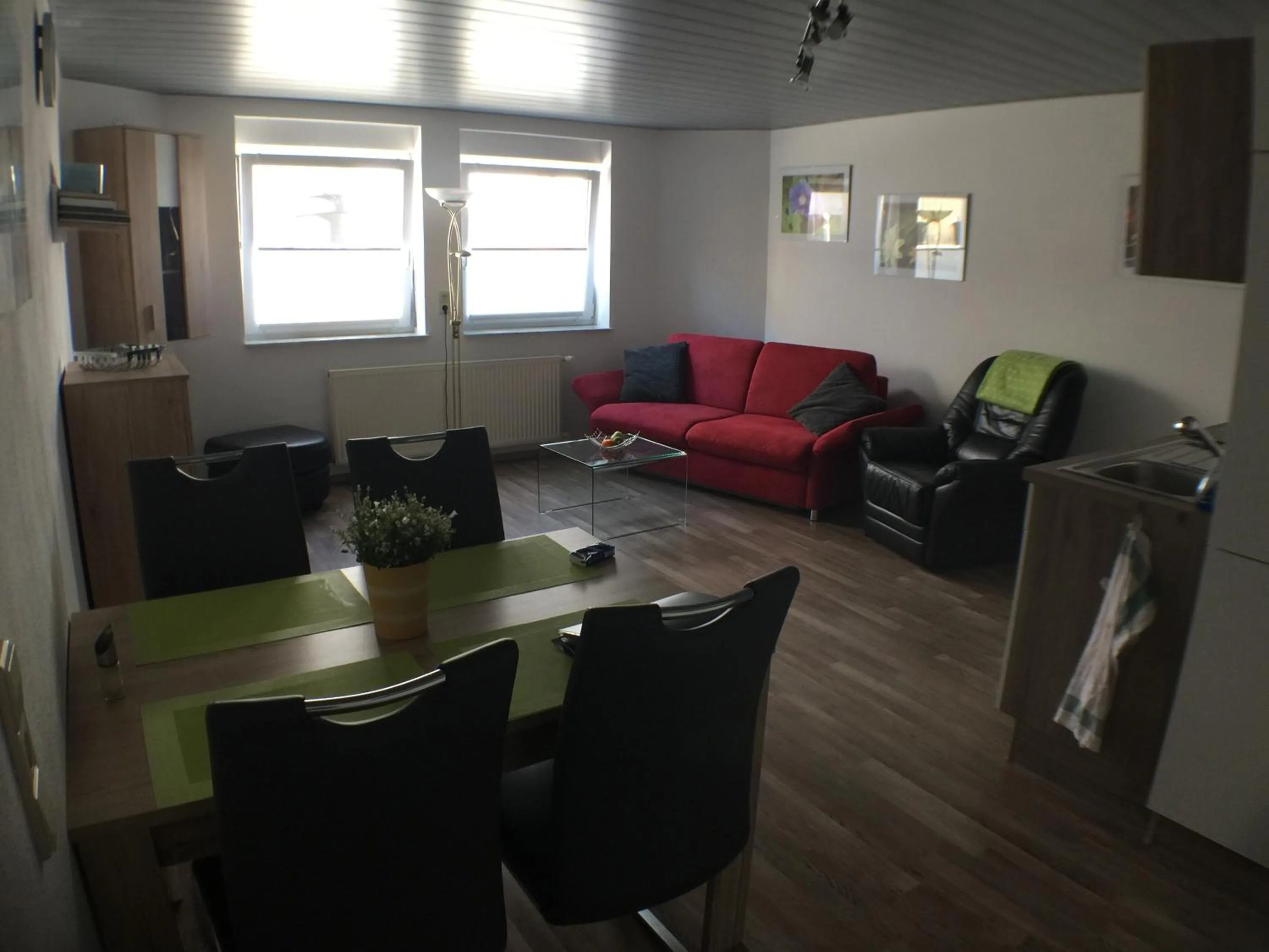 Kitchen or kitchenette in Ferienwohnung Alte B3