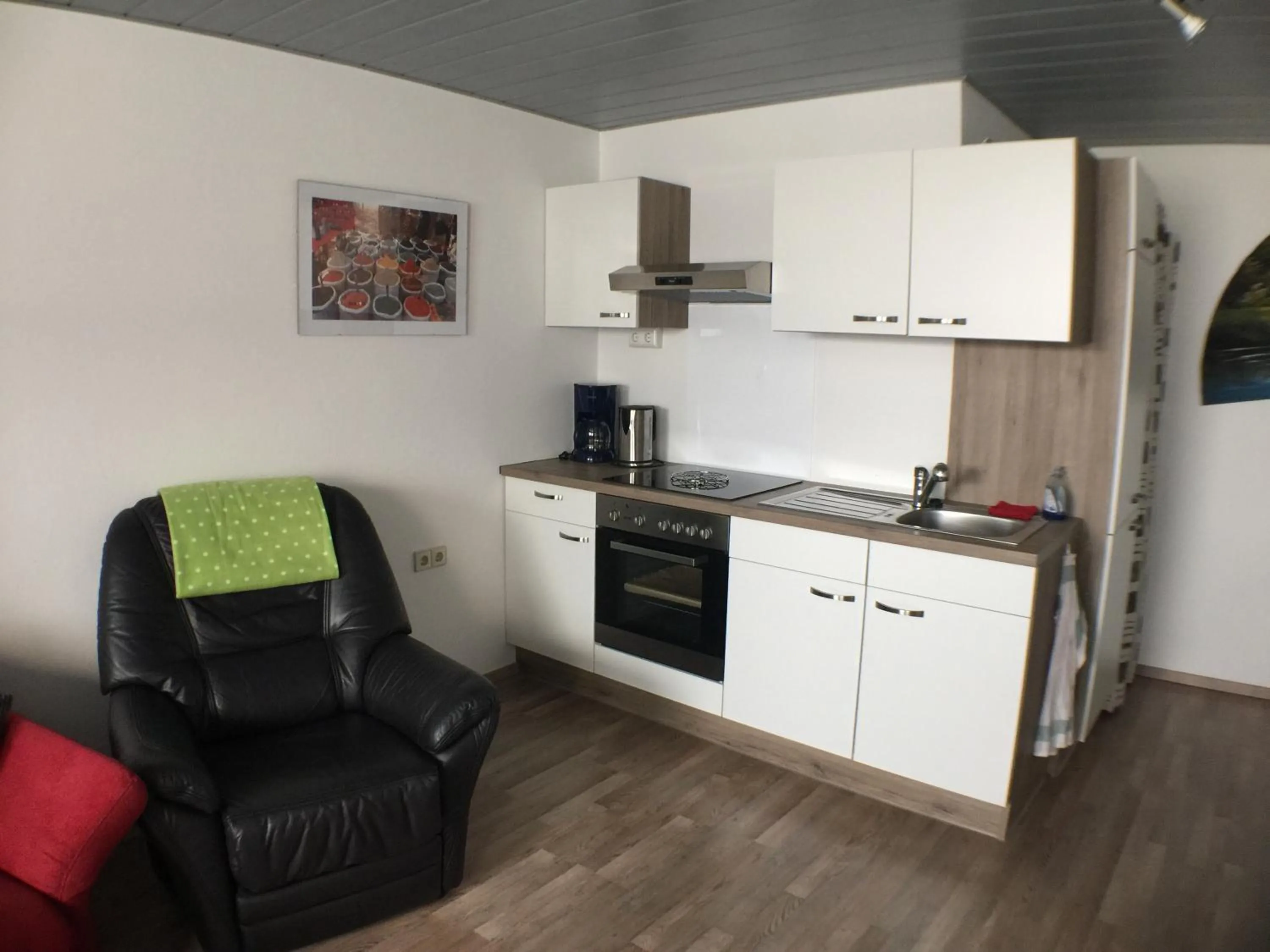 Kitchen or kitchenette in Ferienwohnung Alte B3