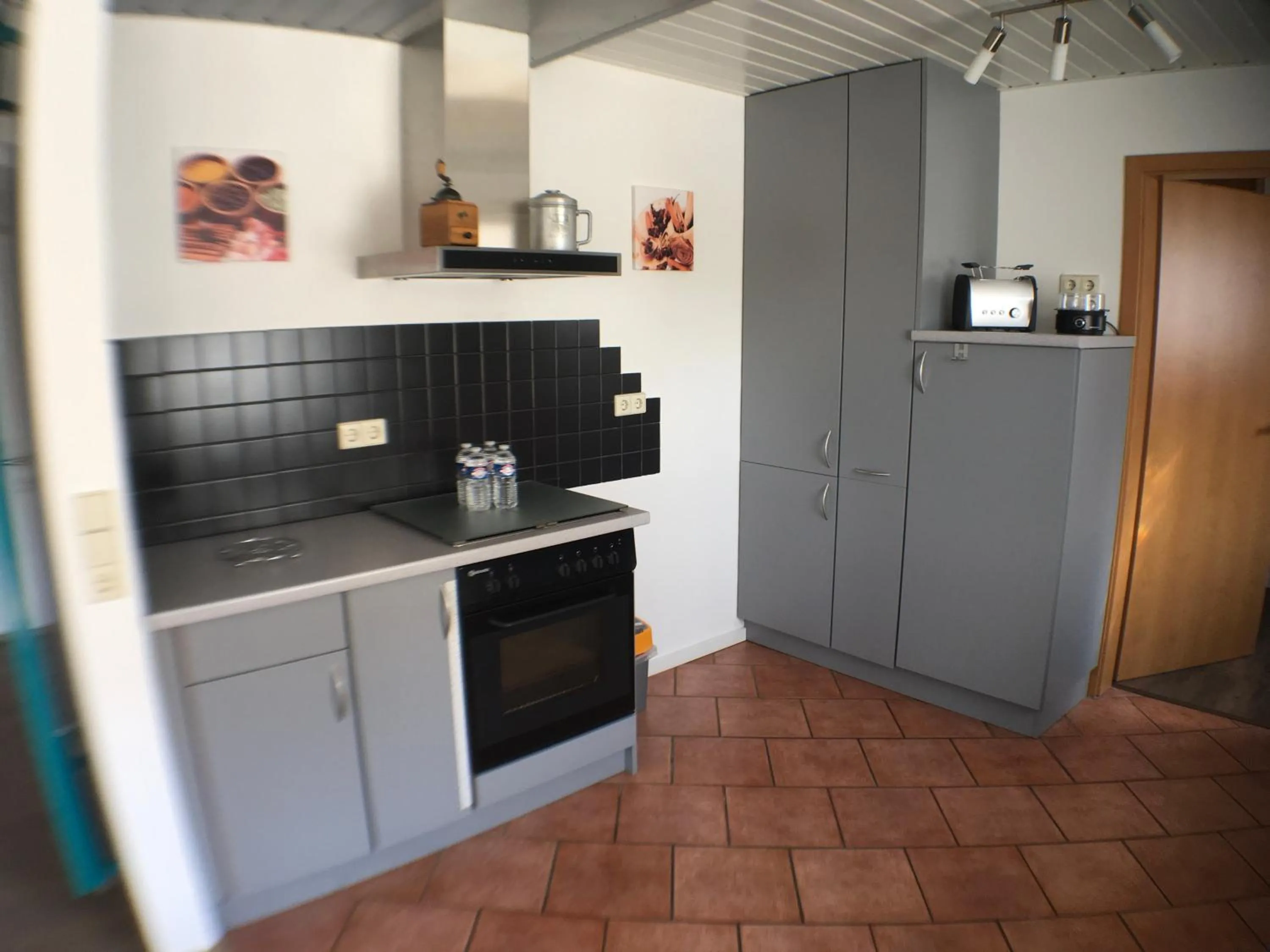 Kitchen or kitchenette in Ferienwohnung Alte B3