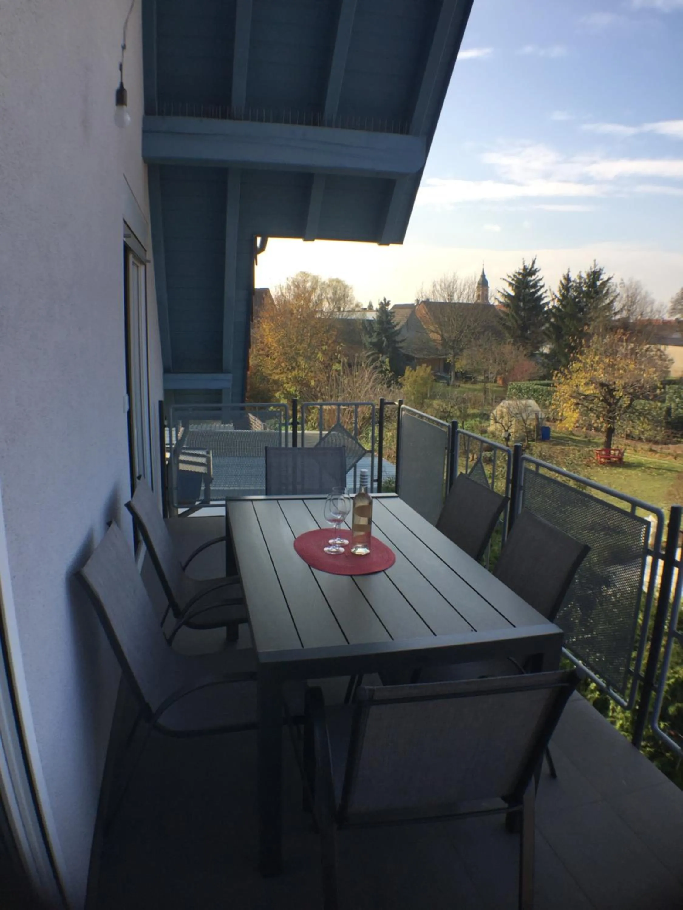 Balcony/Terrace in Ferienwohnung Alte B3