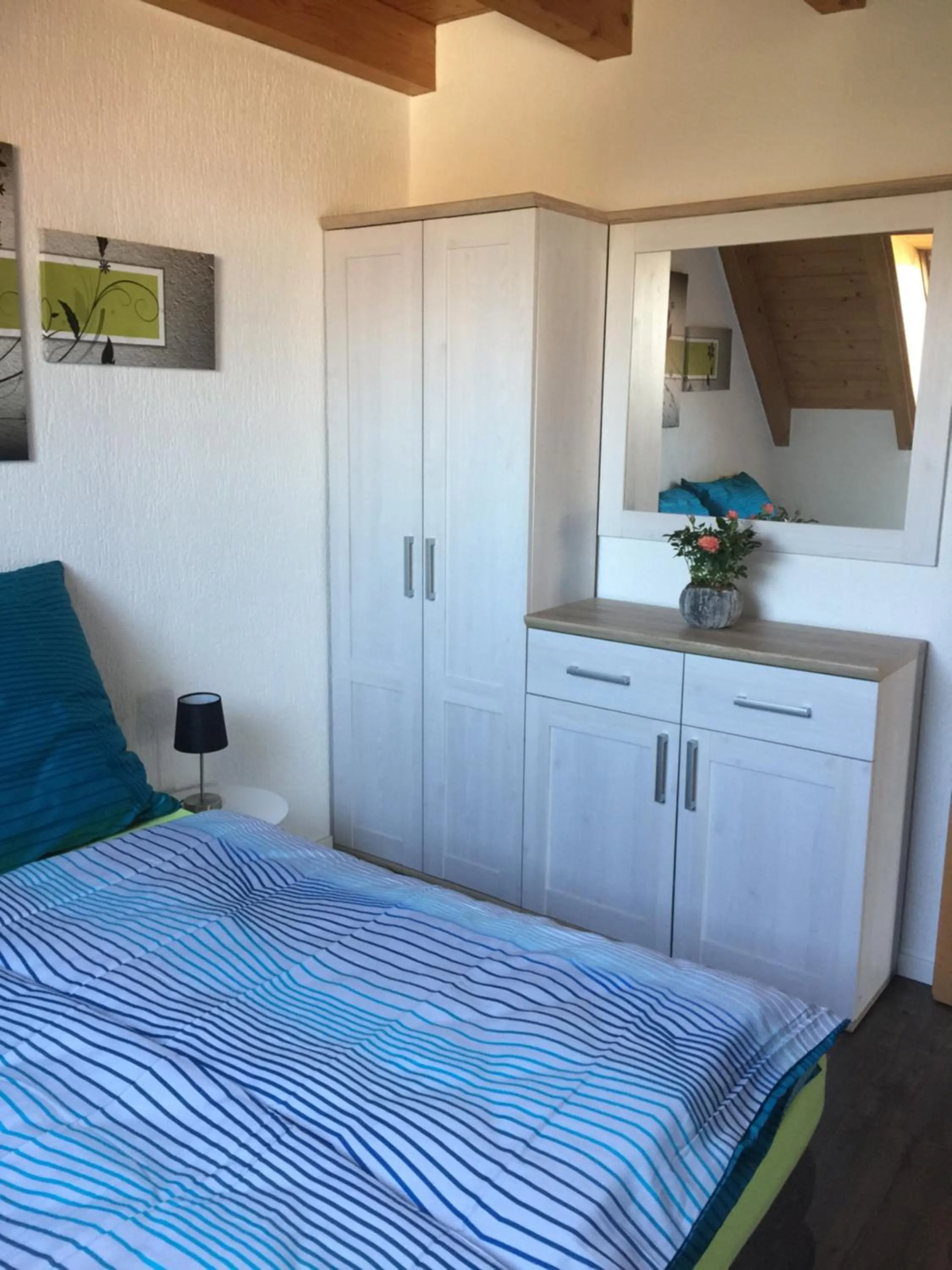 Bedroom, Bed in Ferienwohnung Alte B3