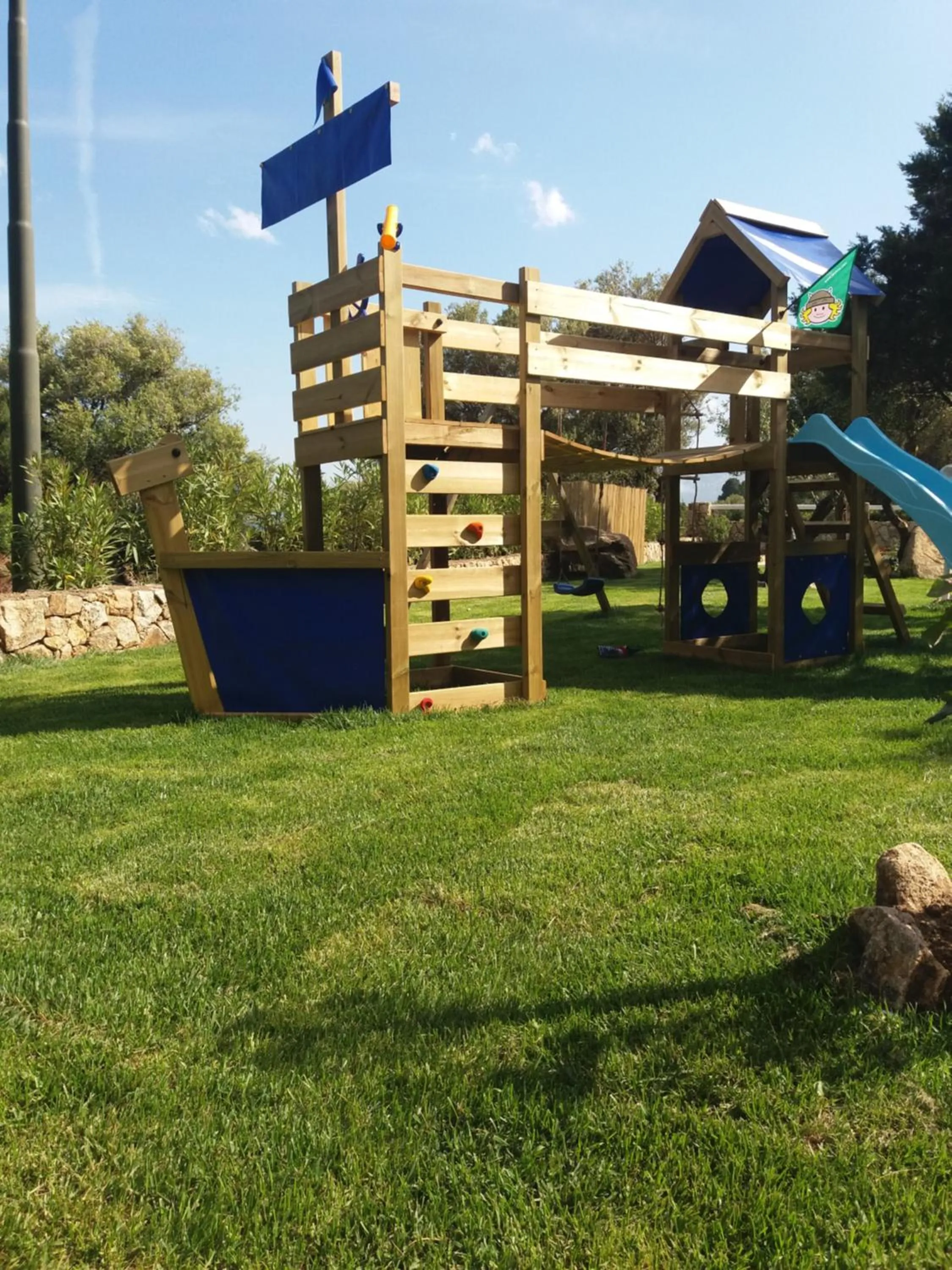 Children play ground in I Ginepri Hotel