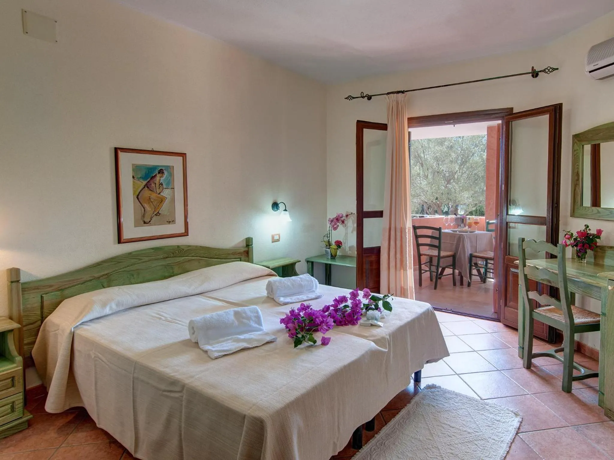 Bed in I Ginepri Hotel