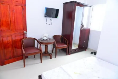 Bed in Xuan Anh Guesthouse, nhà nghỉ gia đình