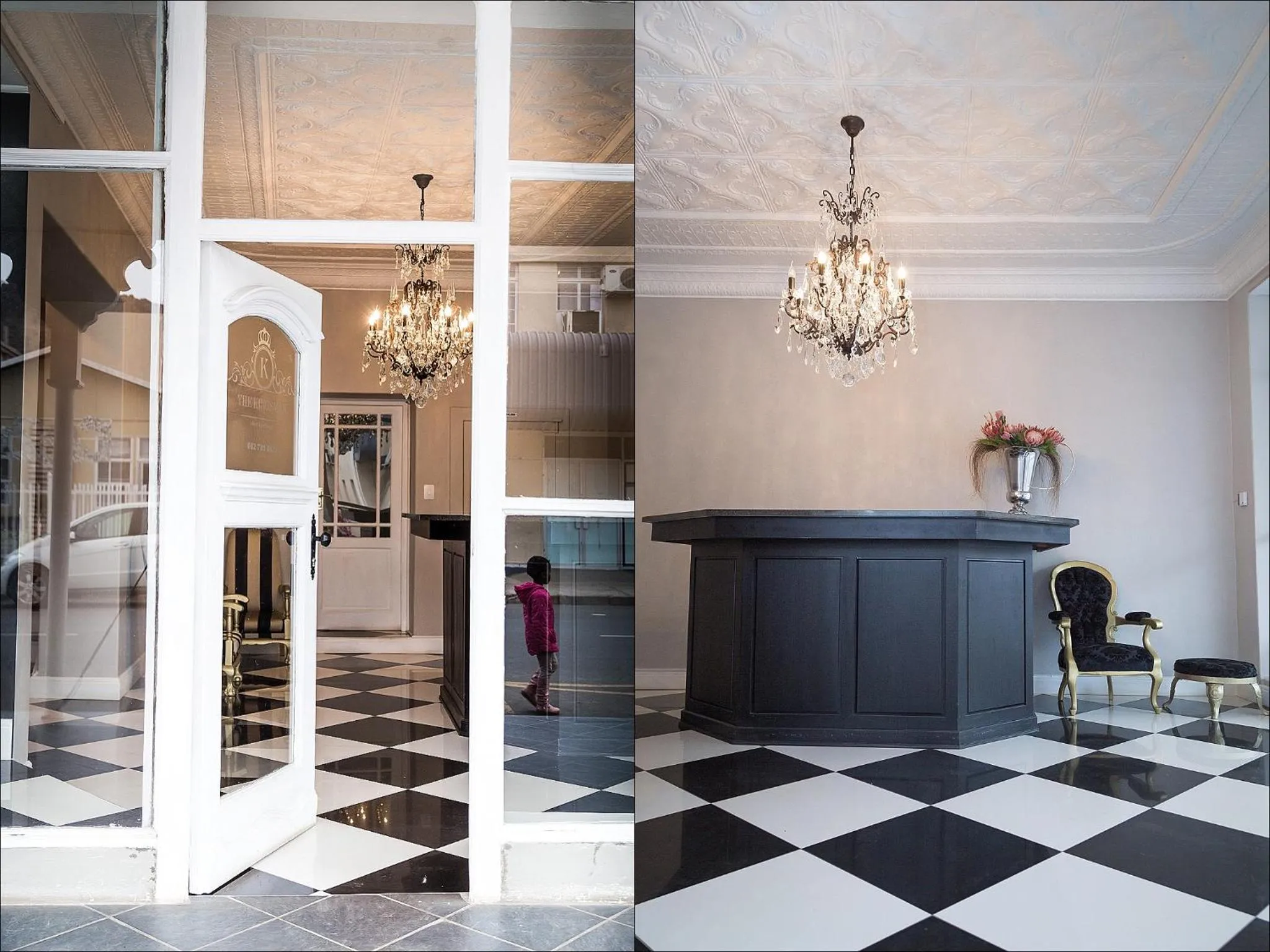 Lobby or reception in The Kingsman boutique Hotel