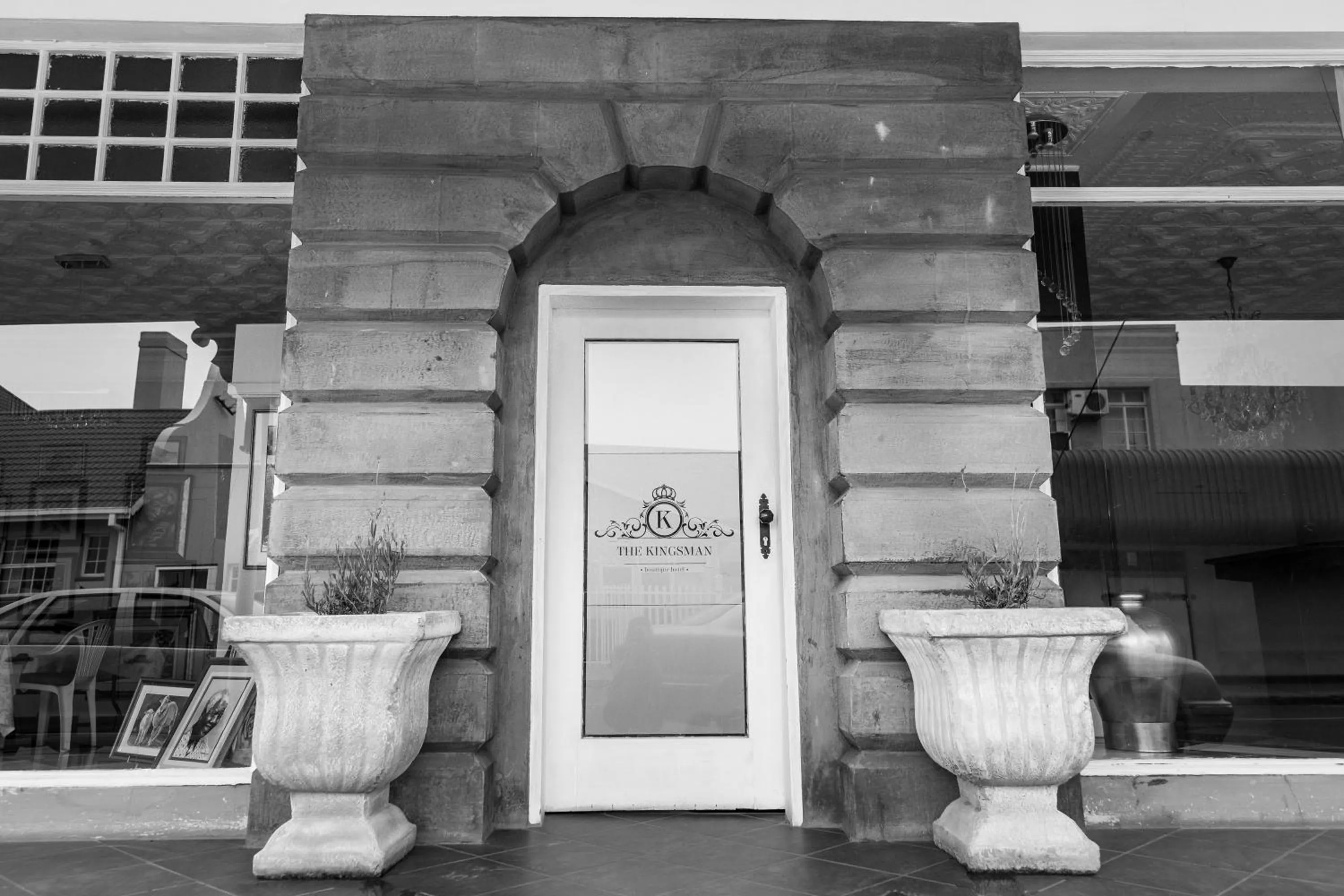 Facade/entrance in The Kingsman boutique Hotel