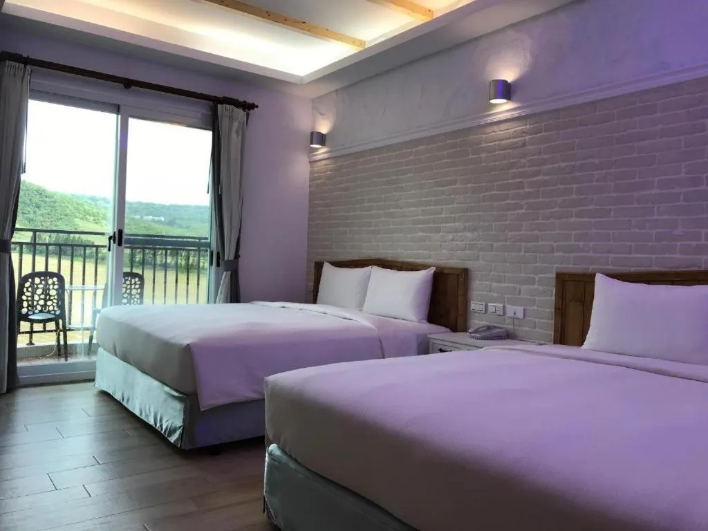 Bed in Island on the Sea