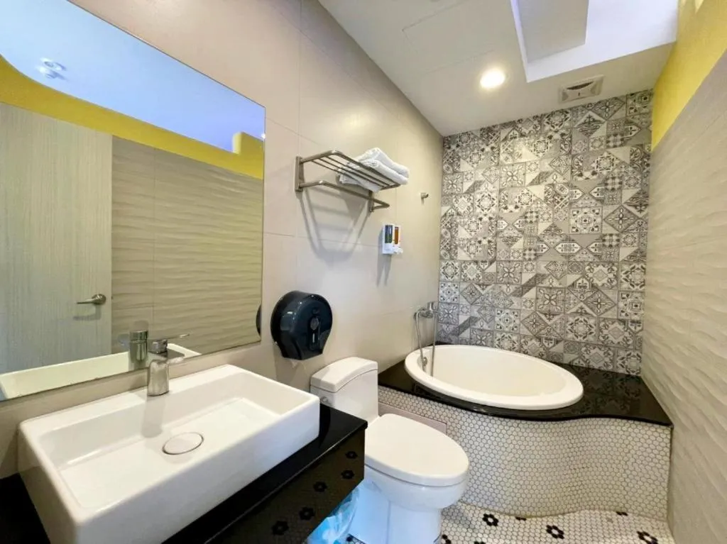 Bathroom in Island on the Sea