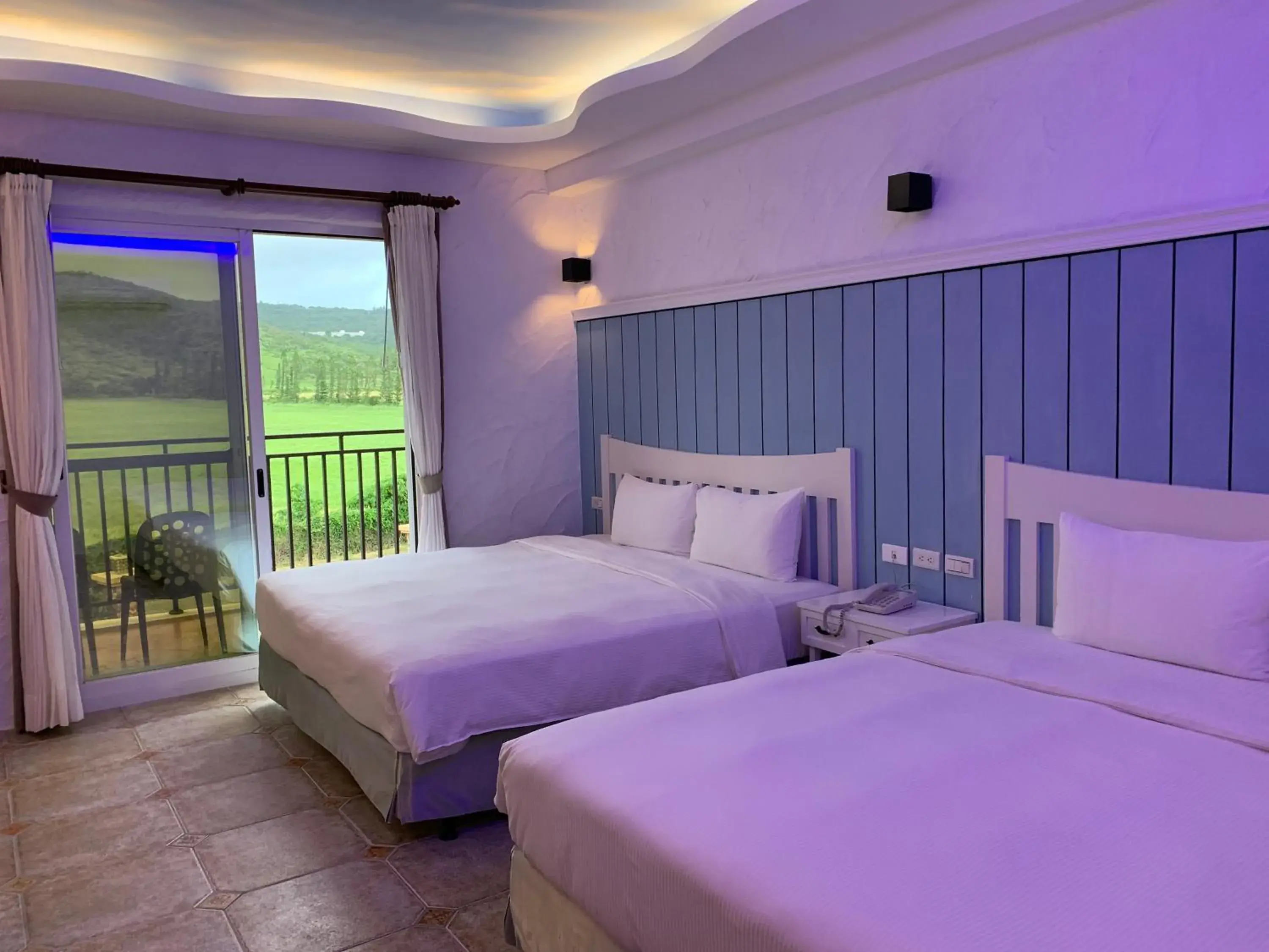 Bed in Island on the Sea Bed in Island on the Sea