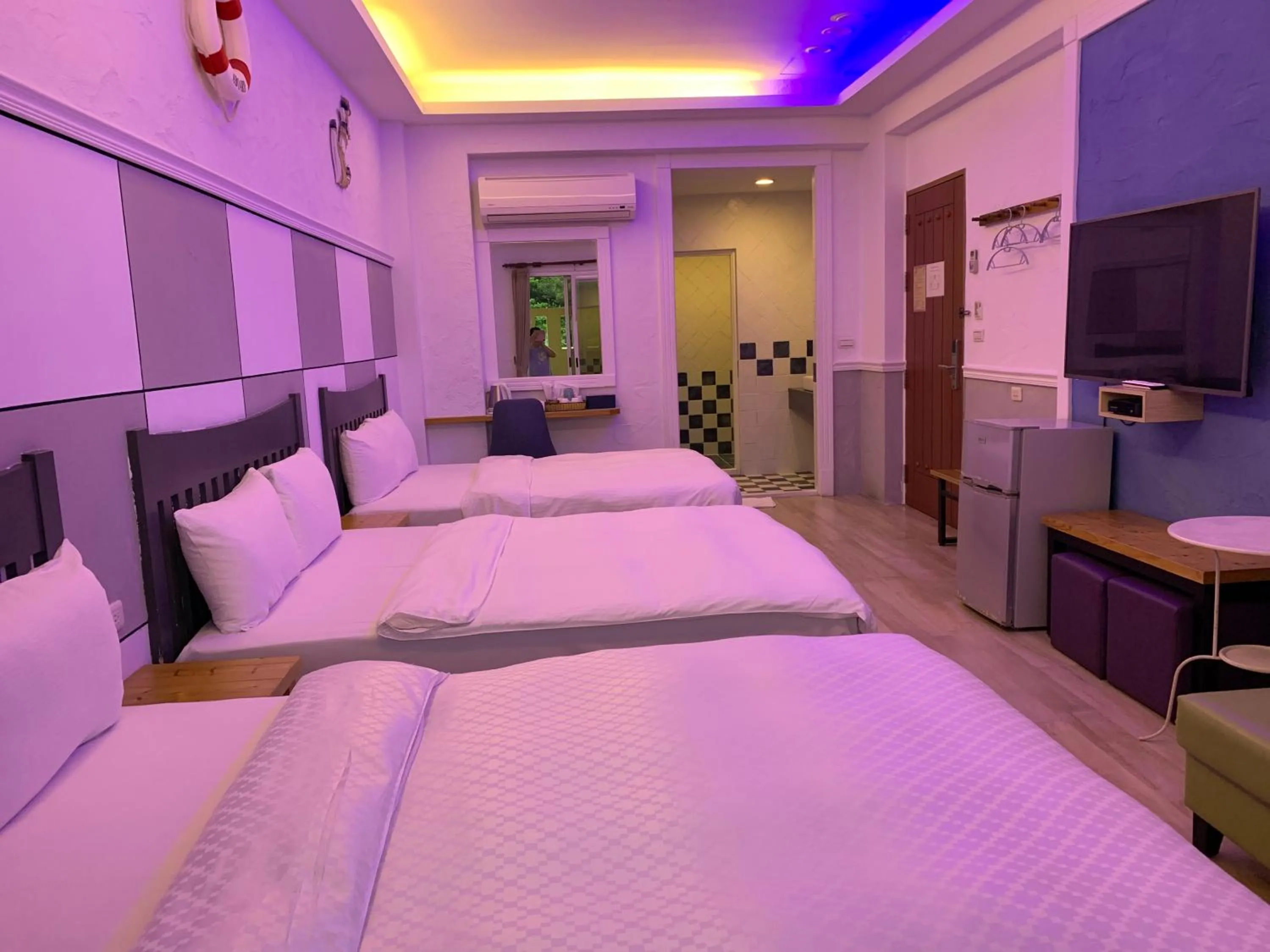 Bed in Island on the Sea