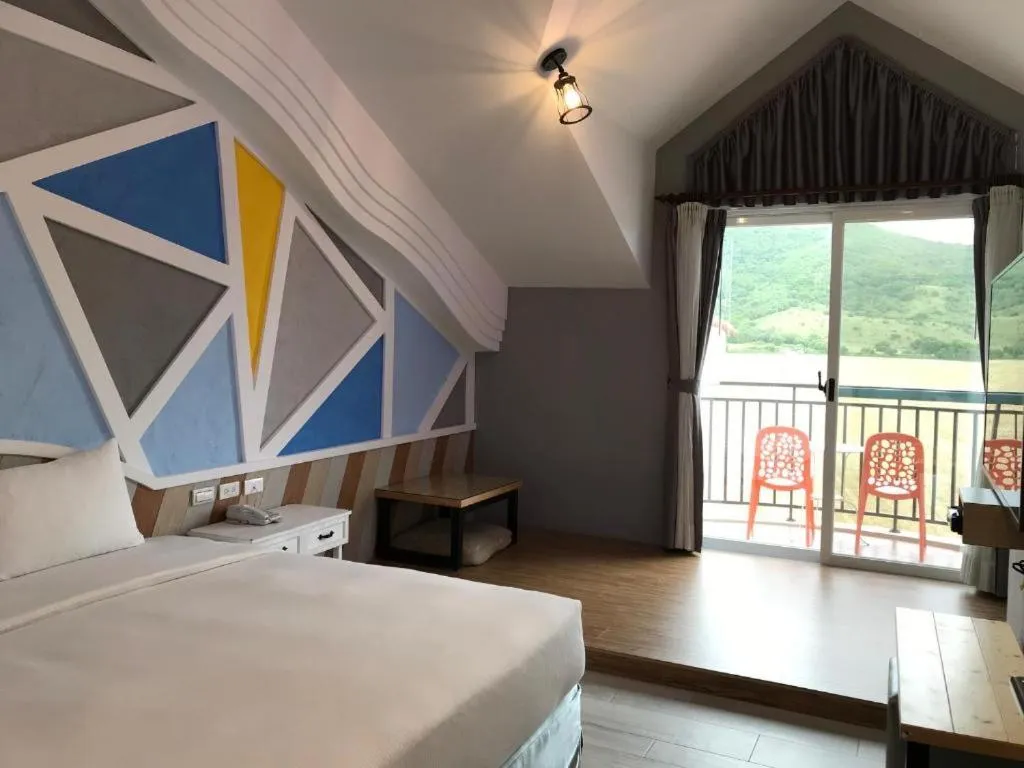 Bed in Island on the Sea