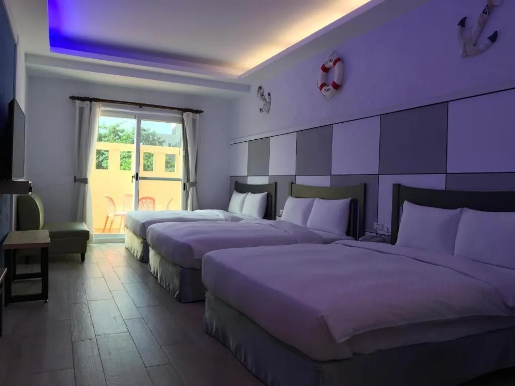 Bed in Island on the Sea