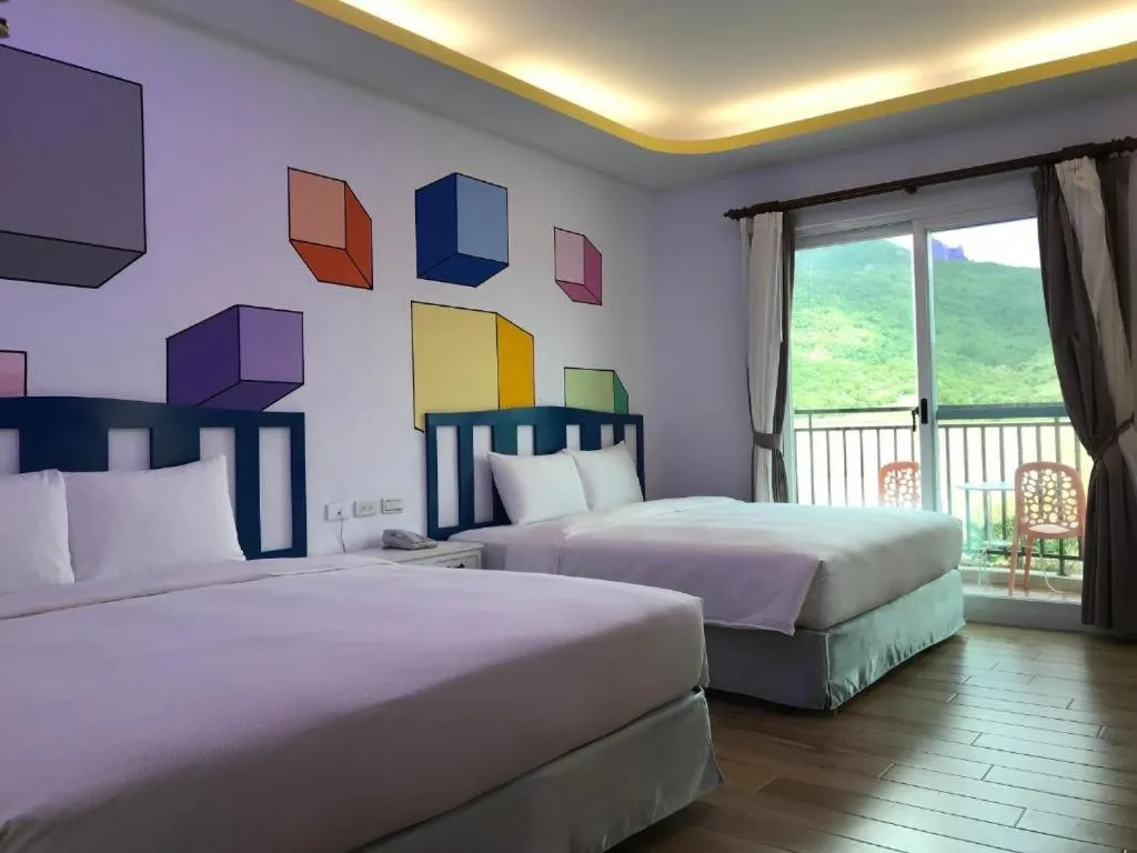 Bed in Island on the Sea