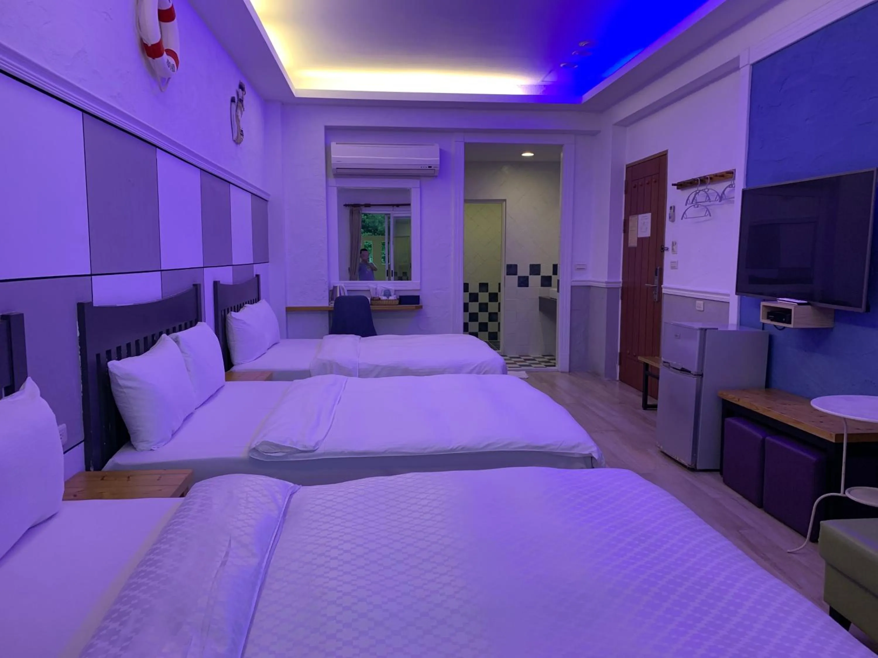 Bed in Island on the Sea