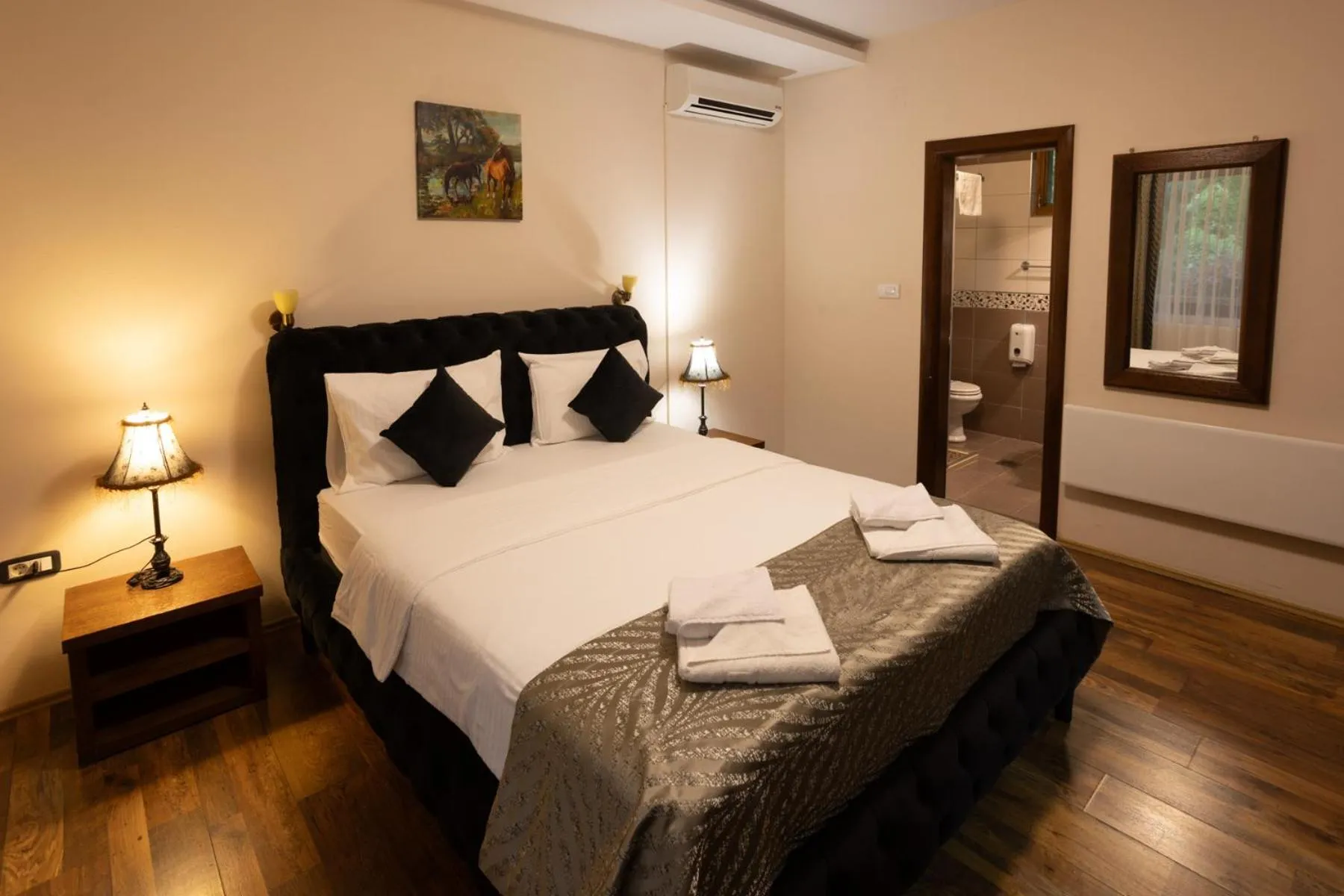 Bed in Hotel RAS Pazarište