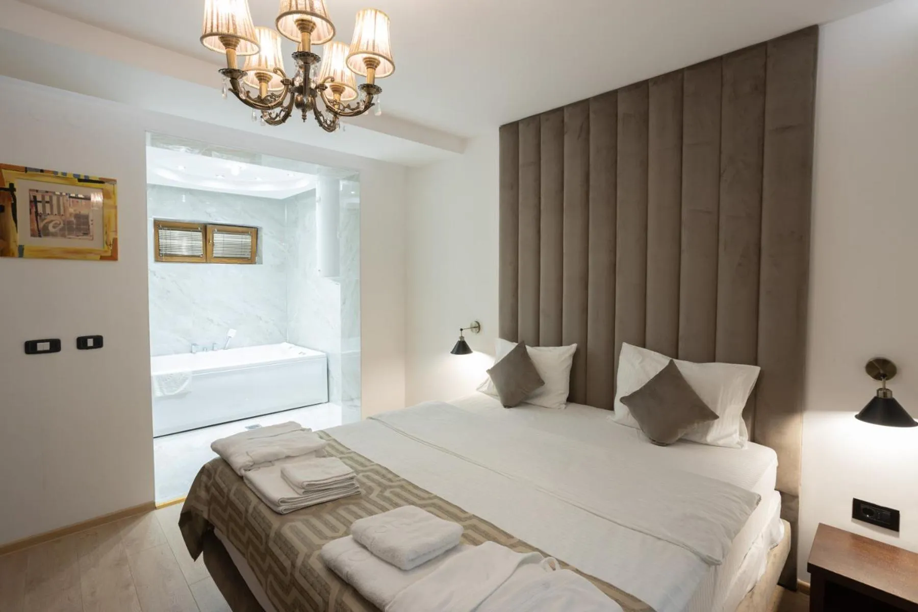 Bed in Hotel RAS Pazarište
