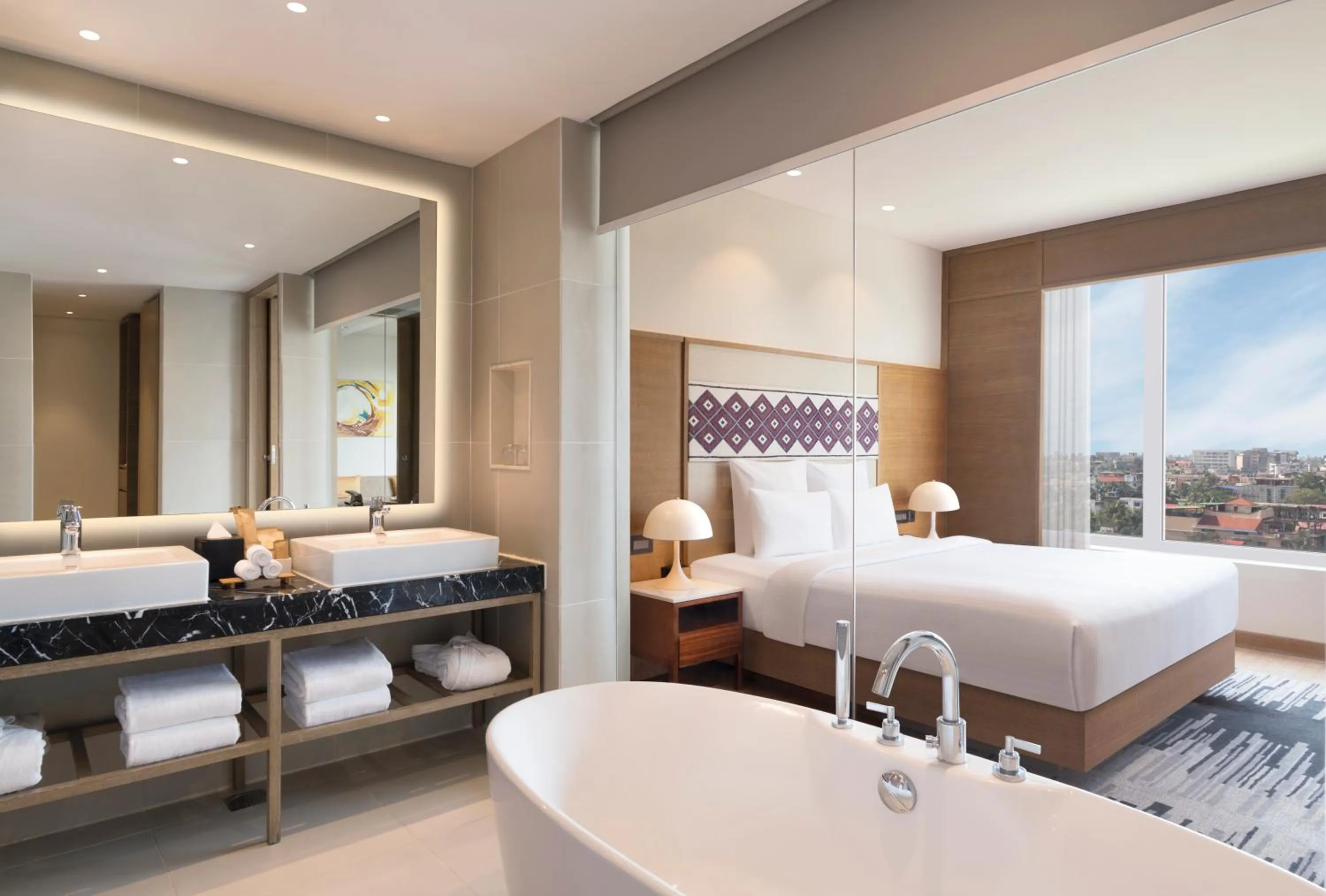 Bed in Novotel Guwahati GS Road