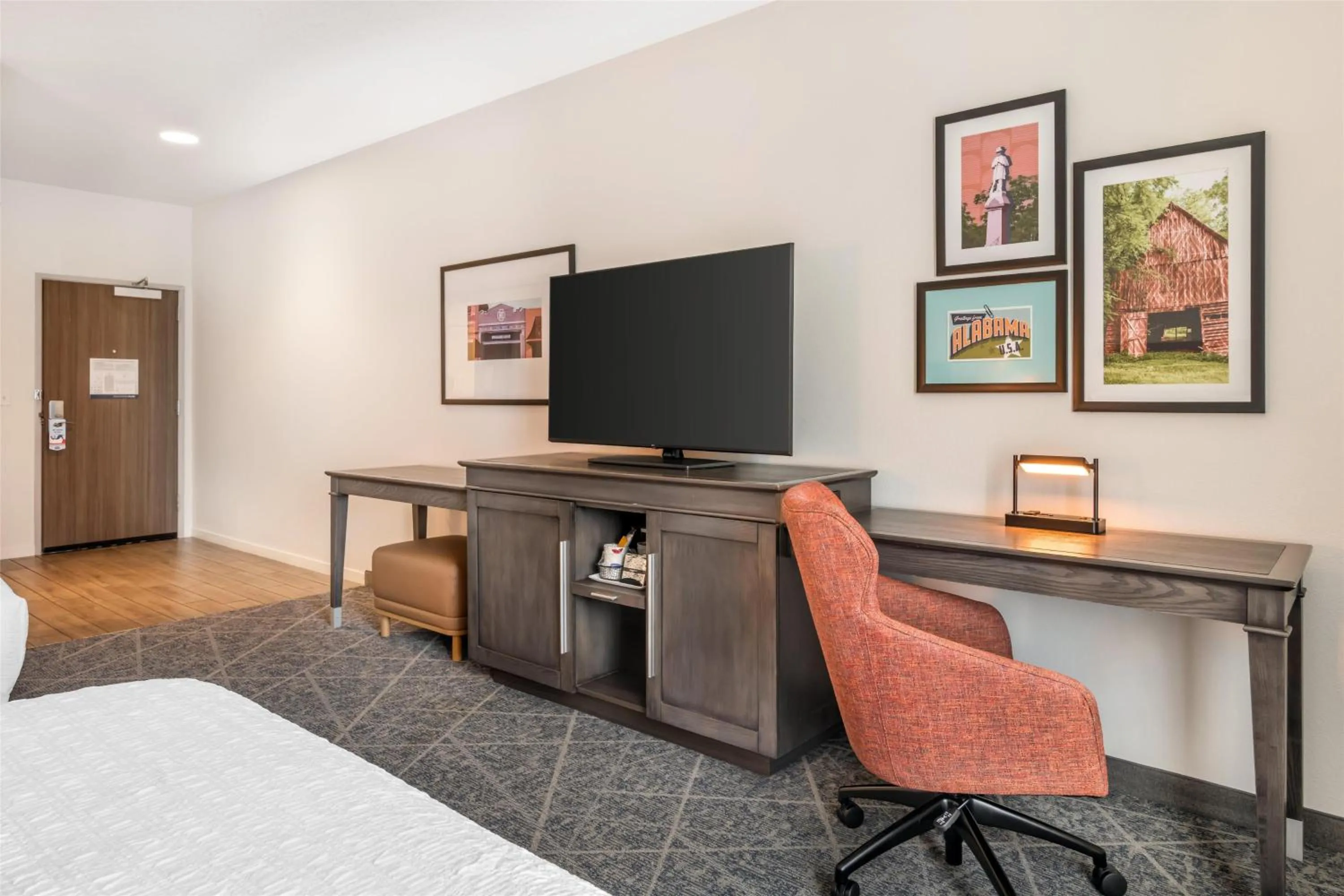 Bedroom, Bed in Hampton Inn Eufaula Al