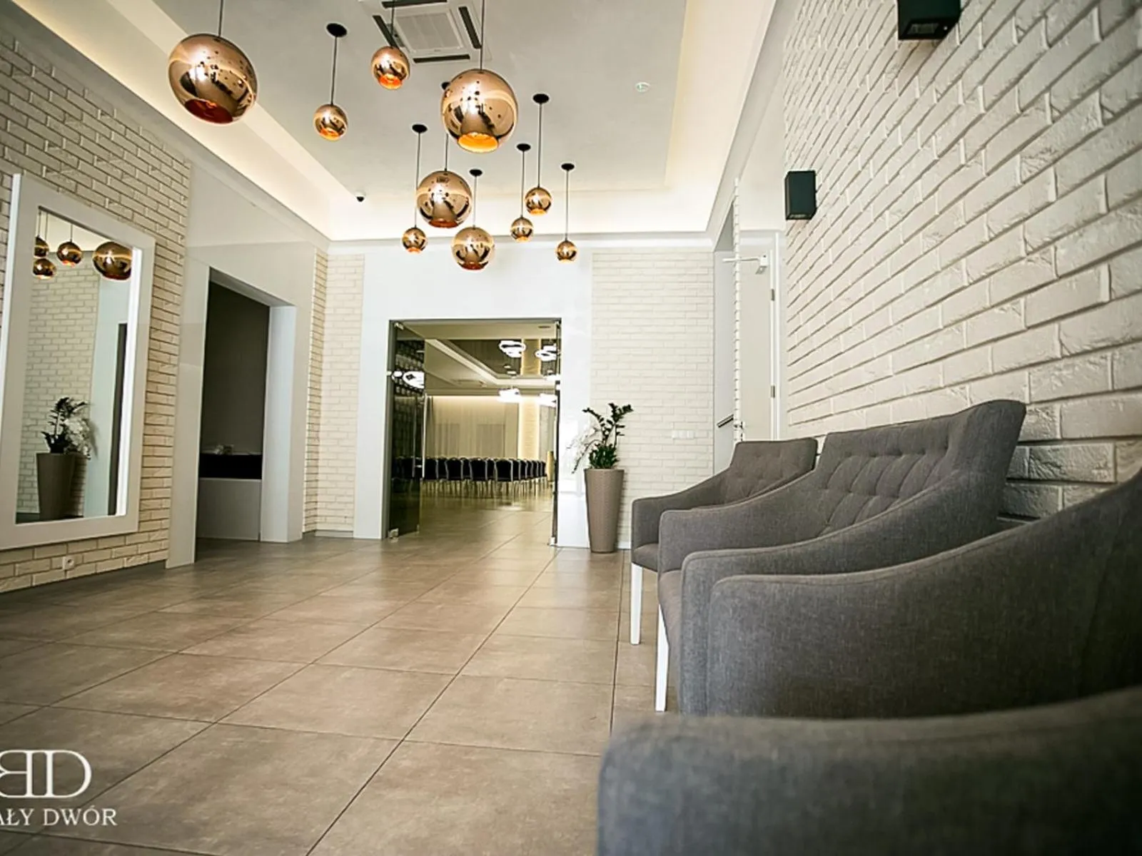 Lobby or reception in Biały Dwór